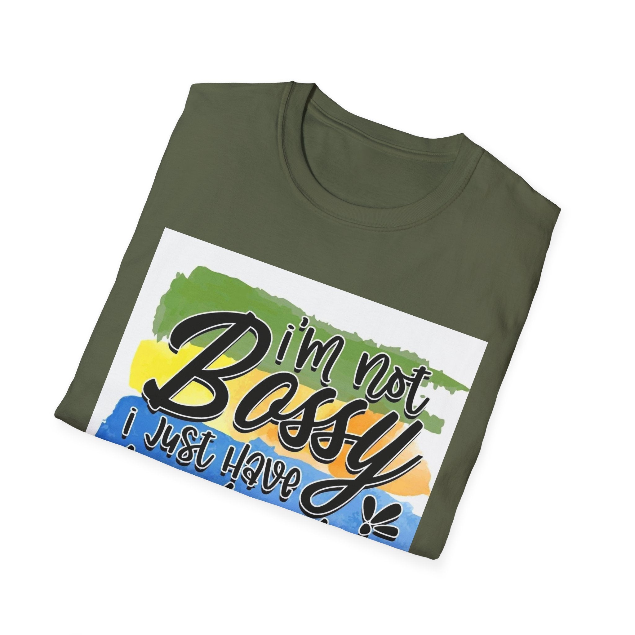 Leadership Skills T-Shirt — "I'm Not Bossy, I Just Have Leadership Skills" Colorful Graphic Tee