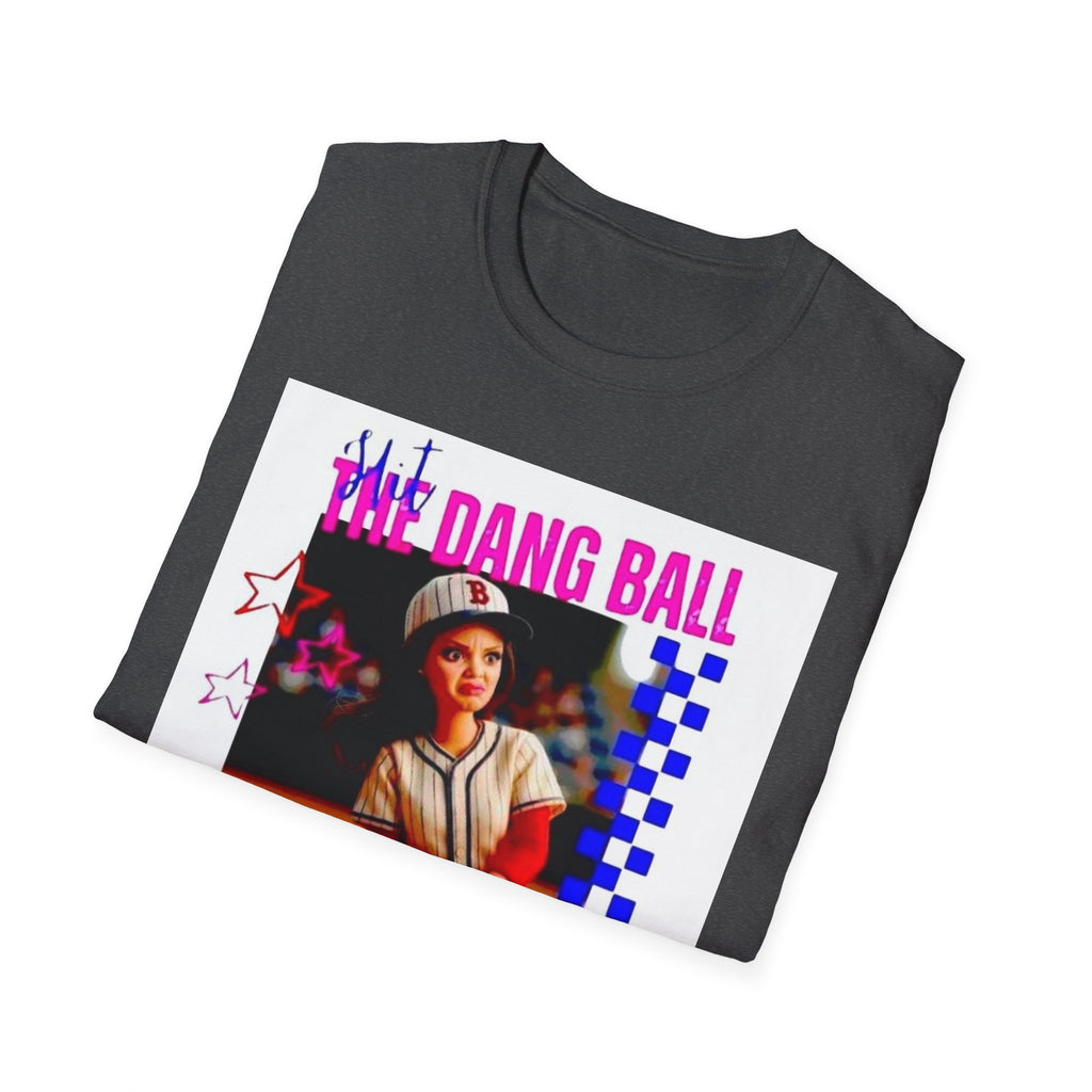 Baseball Retro Graphic T-Shirt — “We Dang Ball” Vintage Player Design