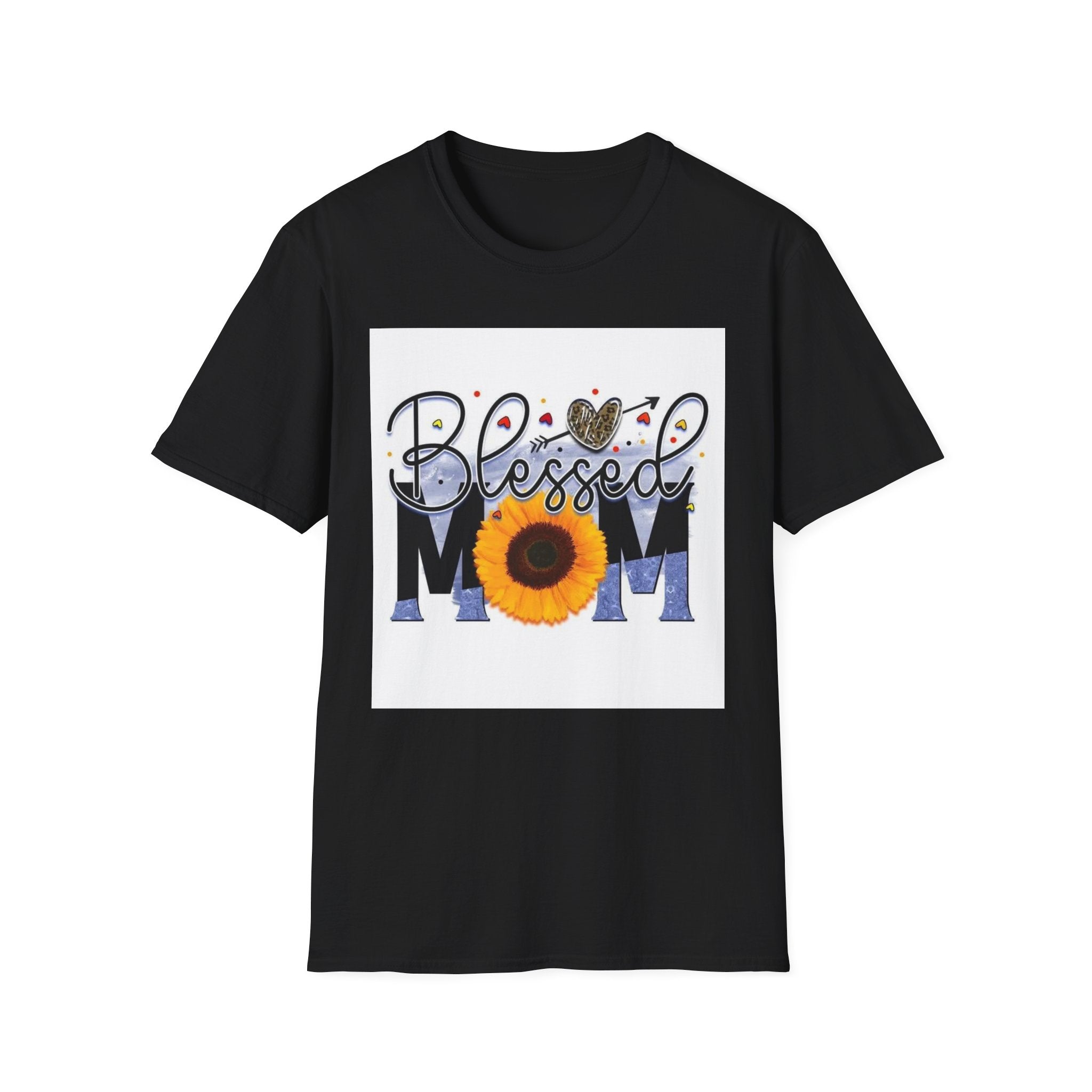 Blessed Mom Sunflower T-Shirt — Floral Mother’s Day Gift