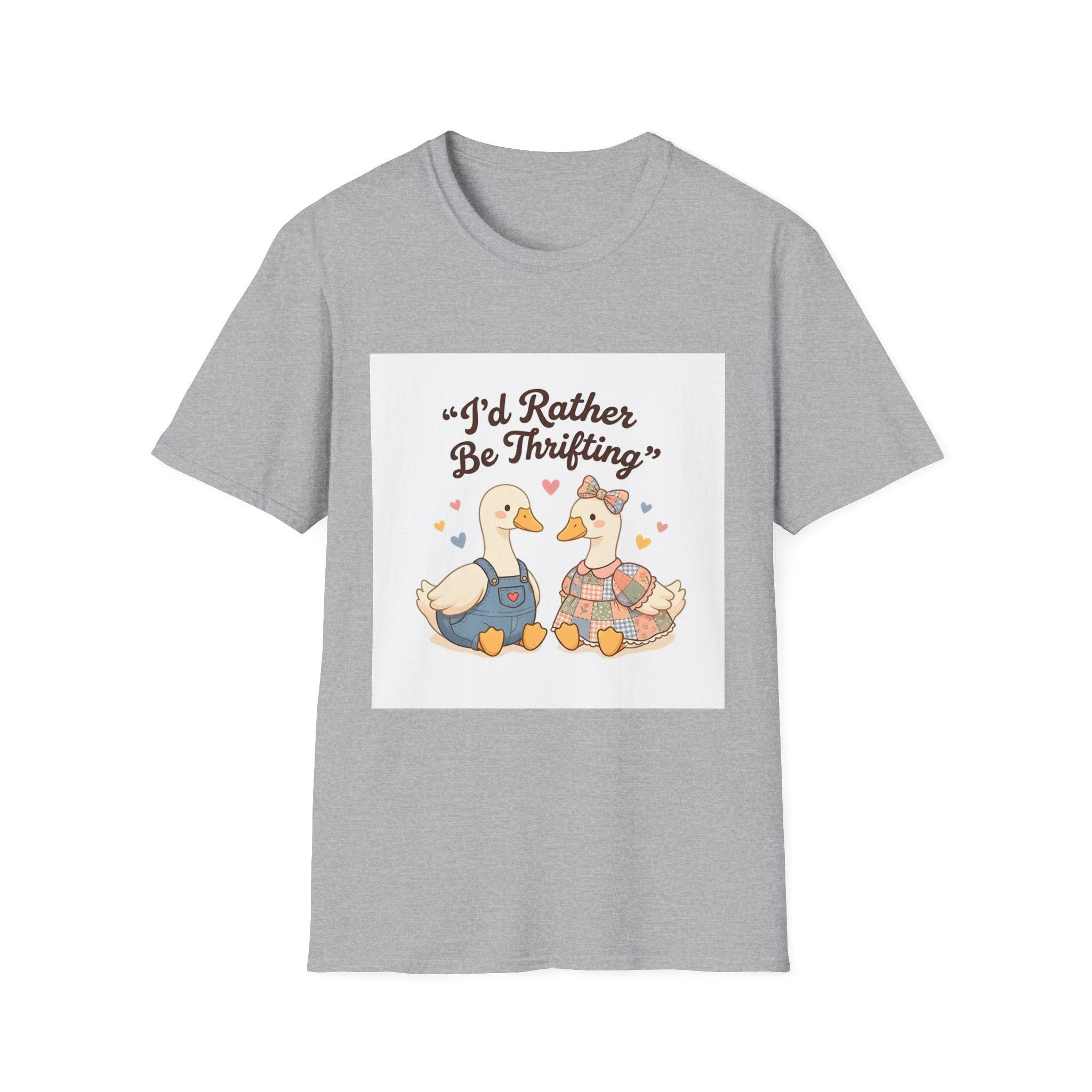 I'd Rather Be Thrifting T-Shirt — Cute Goose Thrift Shopping Graphic Tee