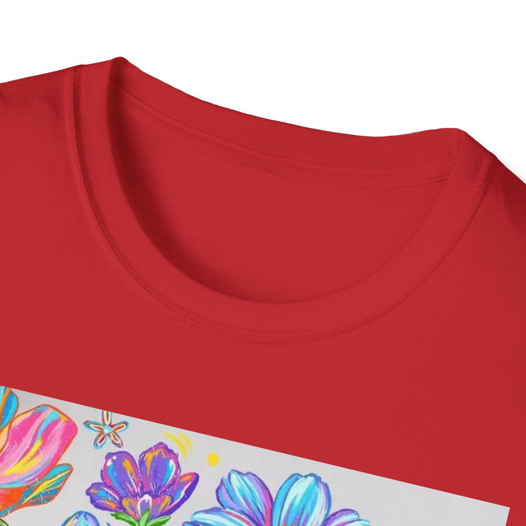 Kindness Is Free Floral T-Shirt — Positive Quote Tee