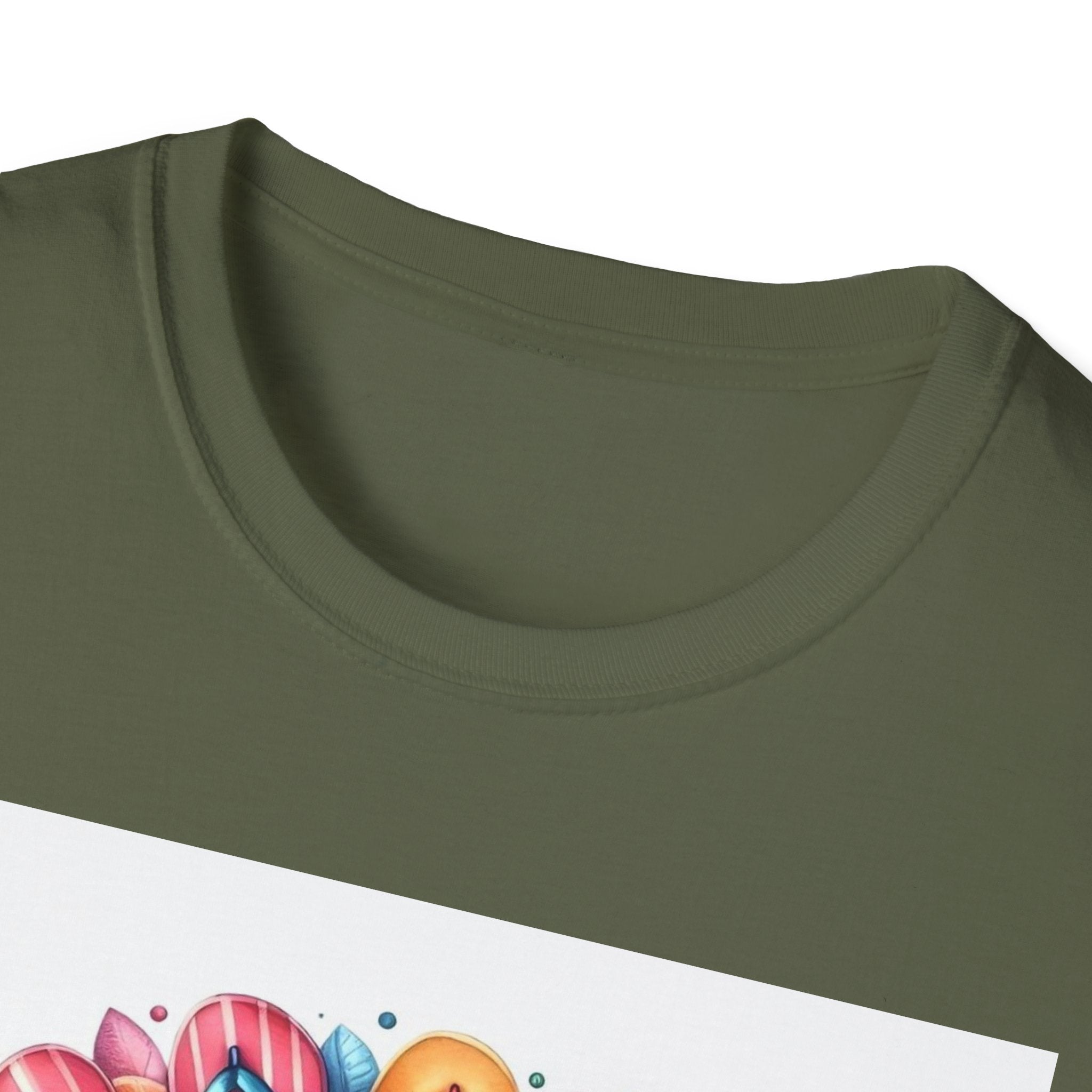 Flip Flop Circle Graphic T-Shirt - "Life Is Better in Flip Flops" Summer Tee