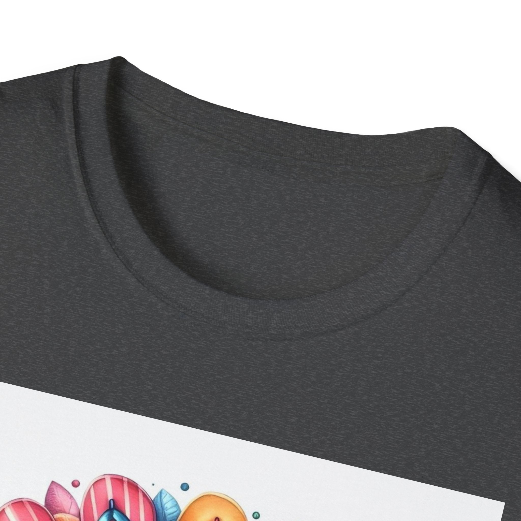 Flip Flop Circle Graphic T-Shirt - "Life Is Better in Flip Flops" Summer Tee