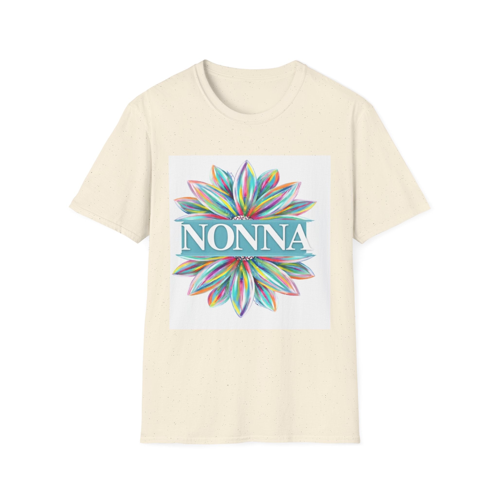 Nonna Floral T‑Shirt – Colorful Petal Grandma Tee