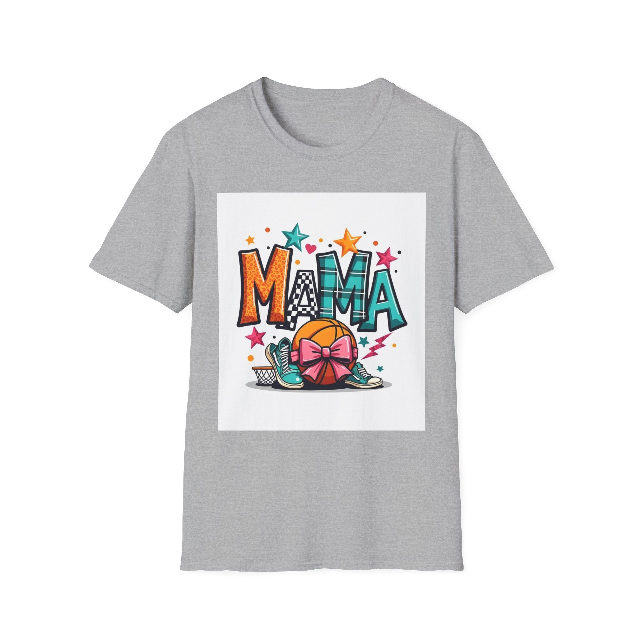 Mama Beach Vibes T-Shirt – Colorful Tropical Mom Graphic Tee