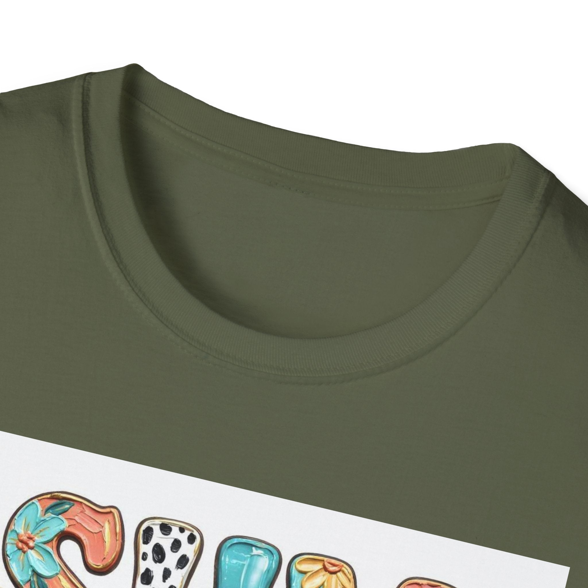 Summer Vibes T-Shirt — Colorful Floral & Leopard Print Graphic Tee