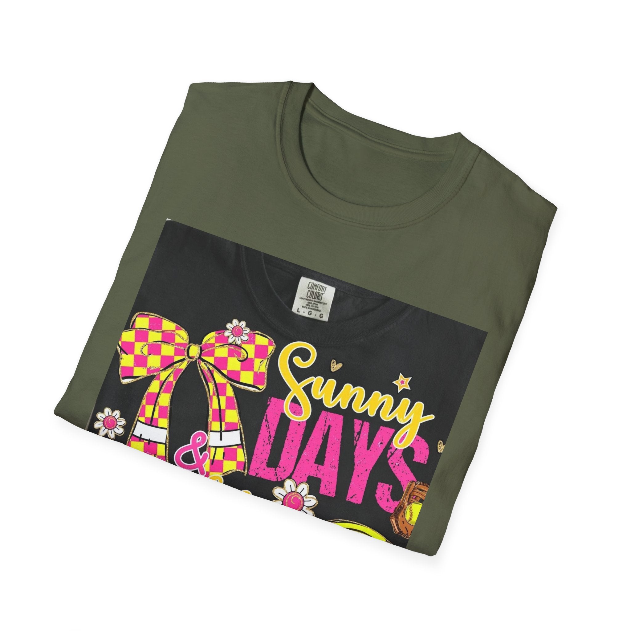Sunny Days & Double Plays Softball T-Shirt