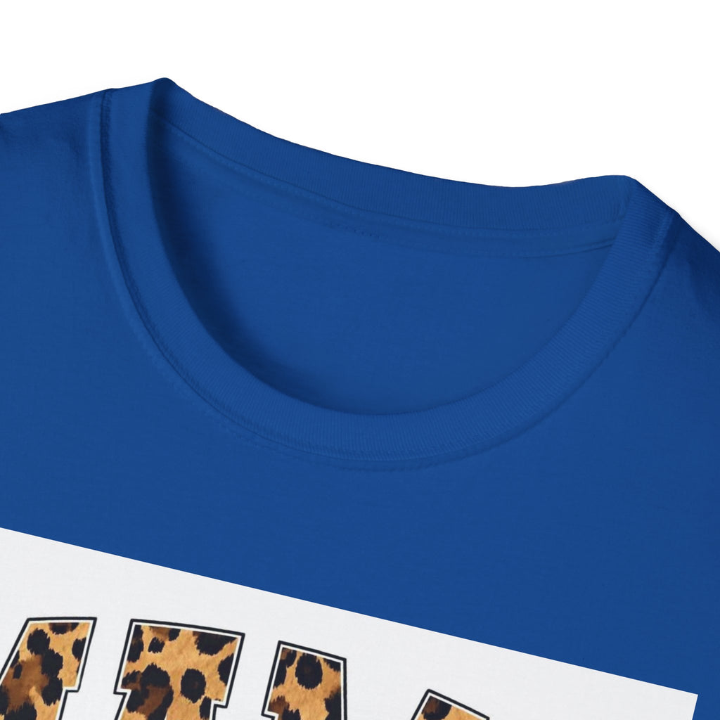 Mama Leopard Bow T-Shirt — Cute Leopard Print Mom Tee