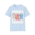 God Made Me a Mama Floral Mom T-Shirt
