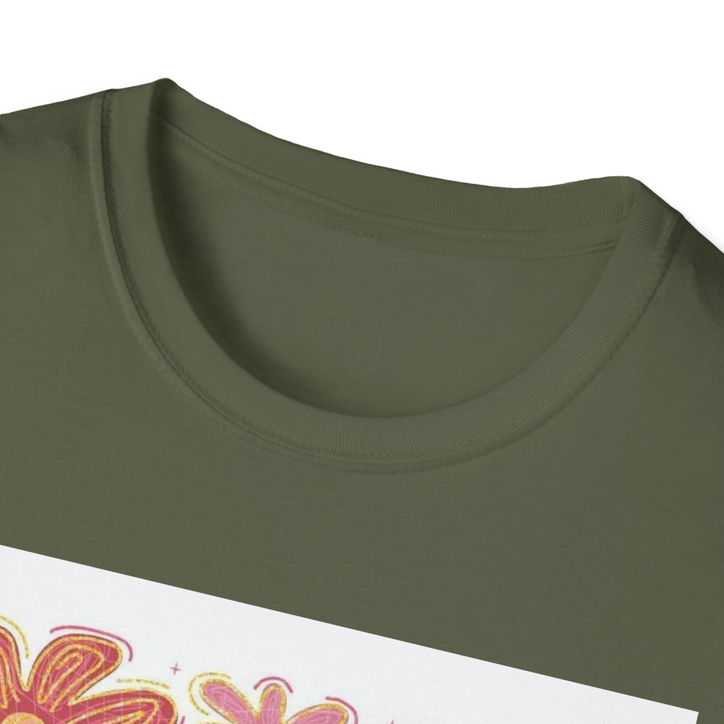 Mama’s Club T‑Shirt — "The Chaos Mom’s Club" Floral Retro Graphic Tee