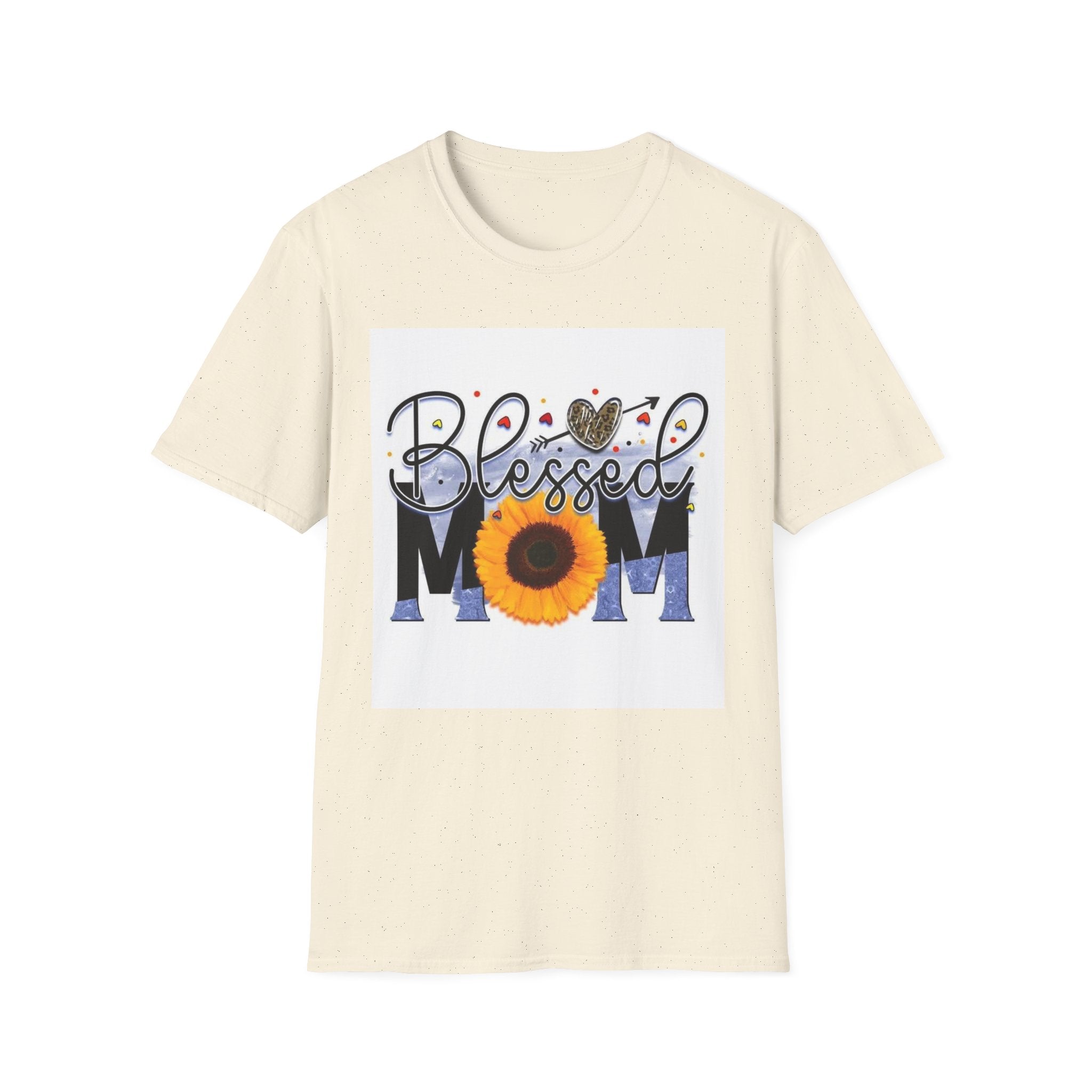 Blessed Mom Sunflower T-Shirt — Floral Mother’s Day Gift