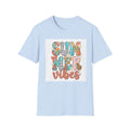Summer Vibes T-Shirt — Colorful Floral & Leopard Print Graphic Tee