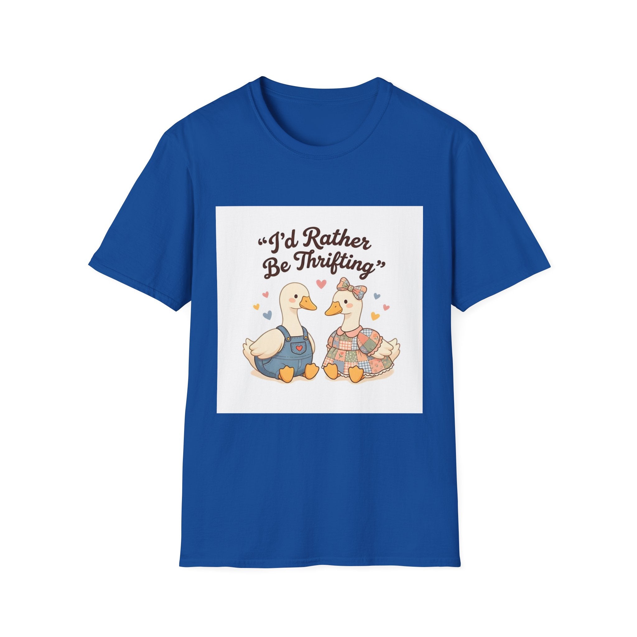 I'd Rather Be Thrifting T-Shirt — Cute Goose Thrift Shopping Graphic Tee