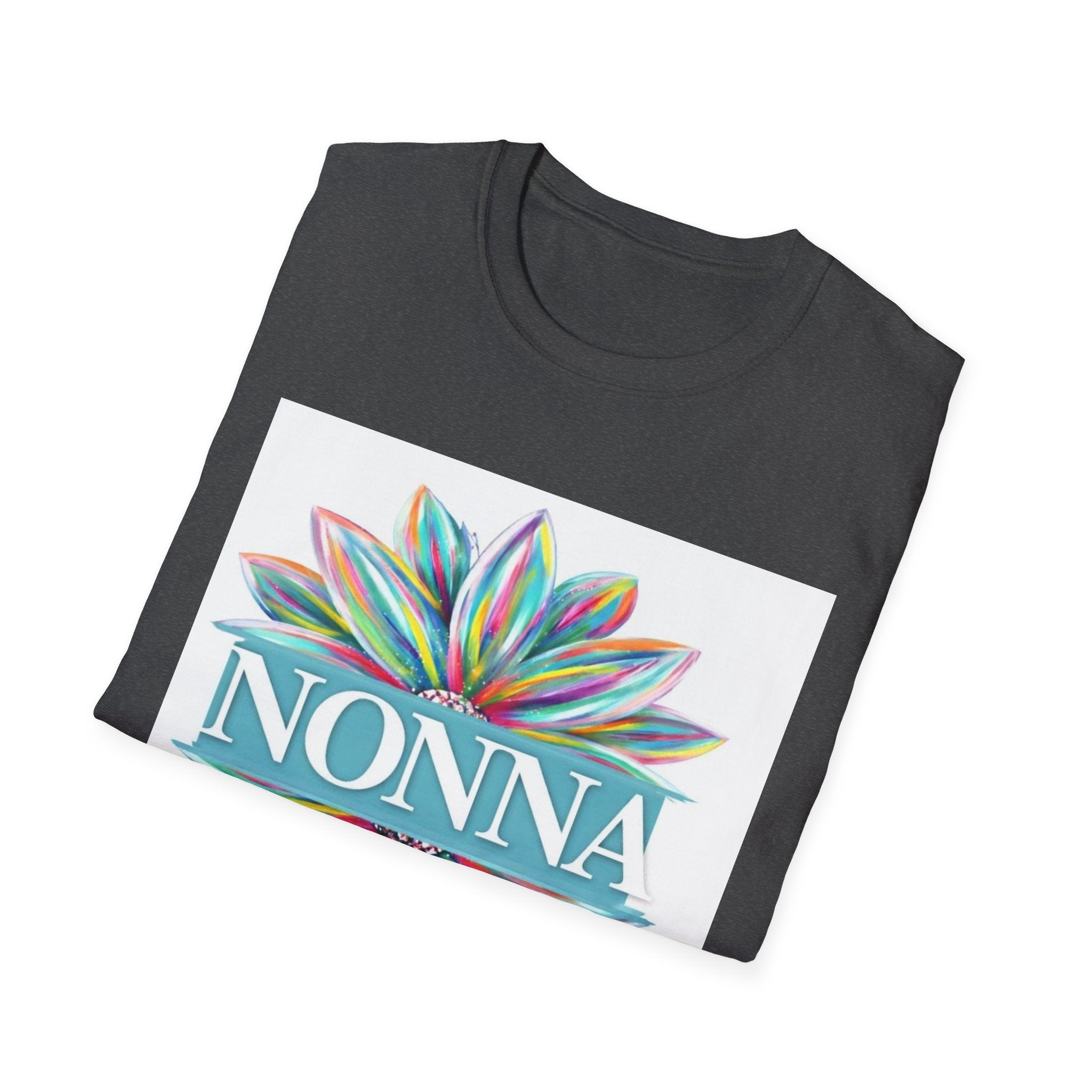 Nonna Floral T‑Shirt – Colorful Petal Grandma Tee