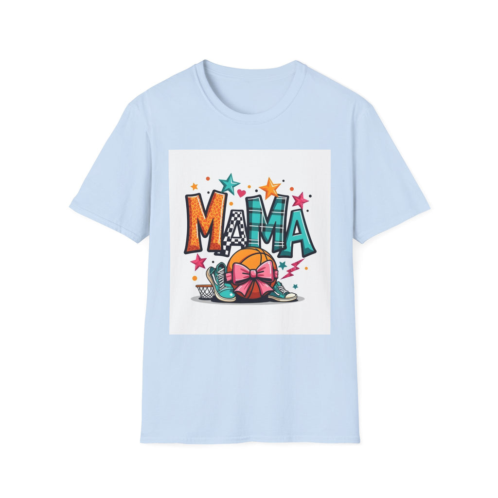 Mama Beach Vibes T-Shirt – Colorful Tropical Mom Graphic Tee