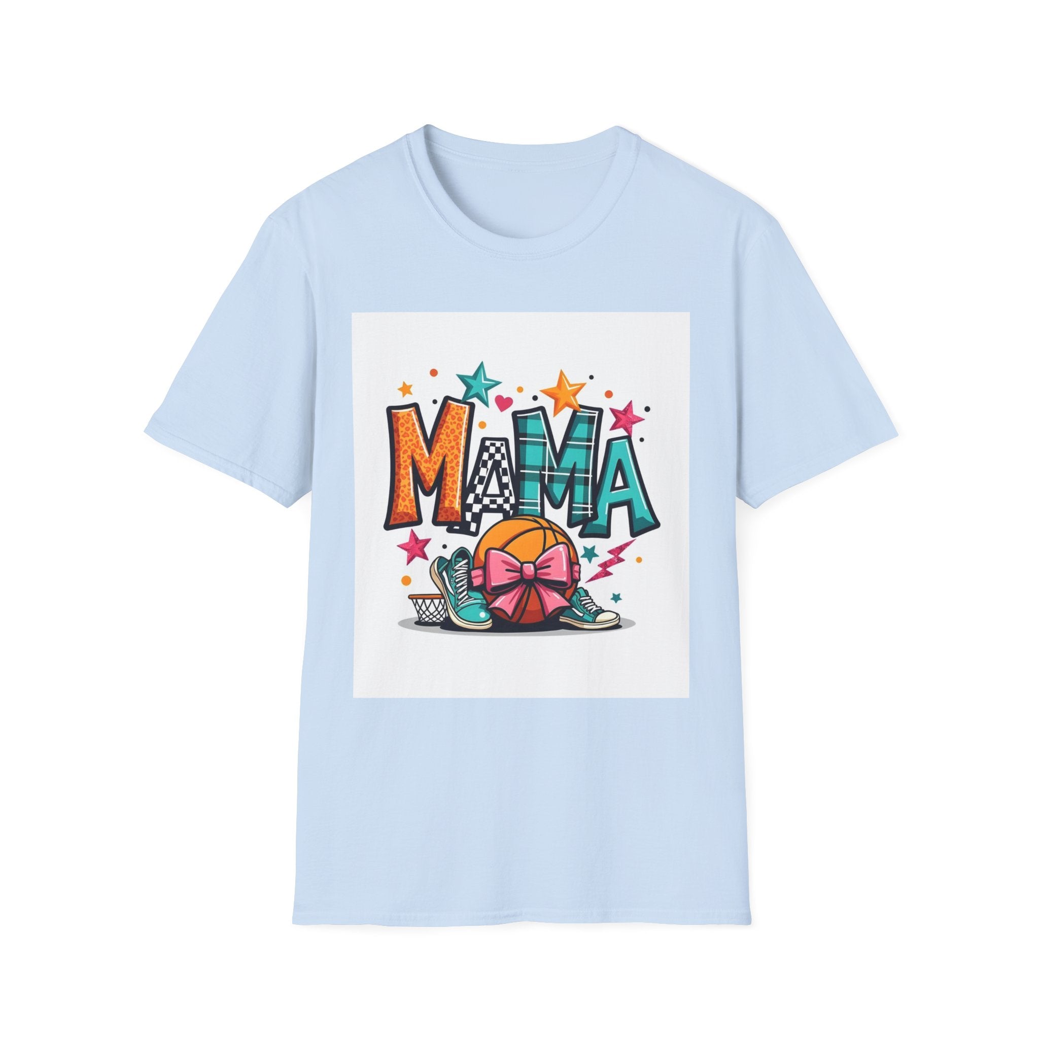 Mama Beach Vibes T-Shirt – Colorful Tropical Mom Graphic Tee