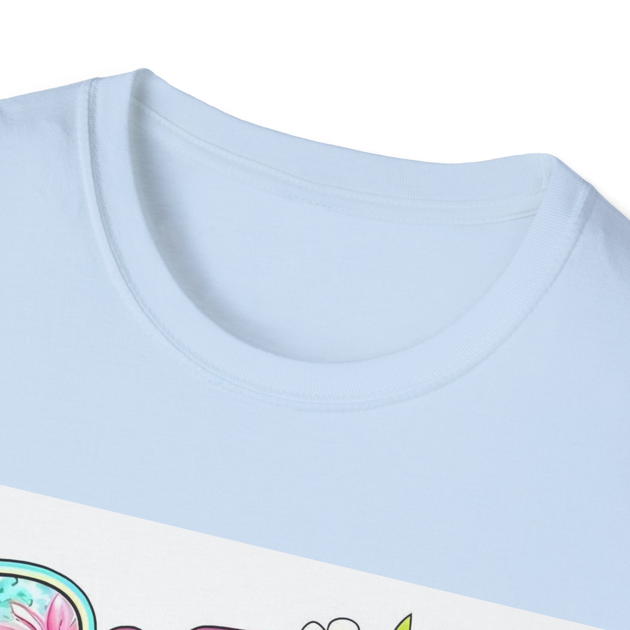 Summer Floral Graphic T-Shirt — Retro Tie-Dye 'SUMMER' Design