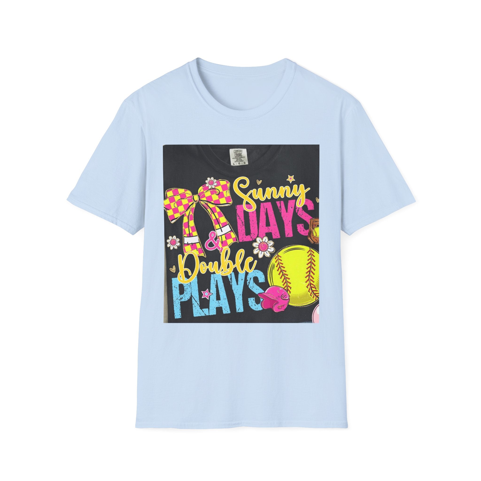 Sunny Days & Double Plays Softball T-Shirt