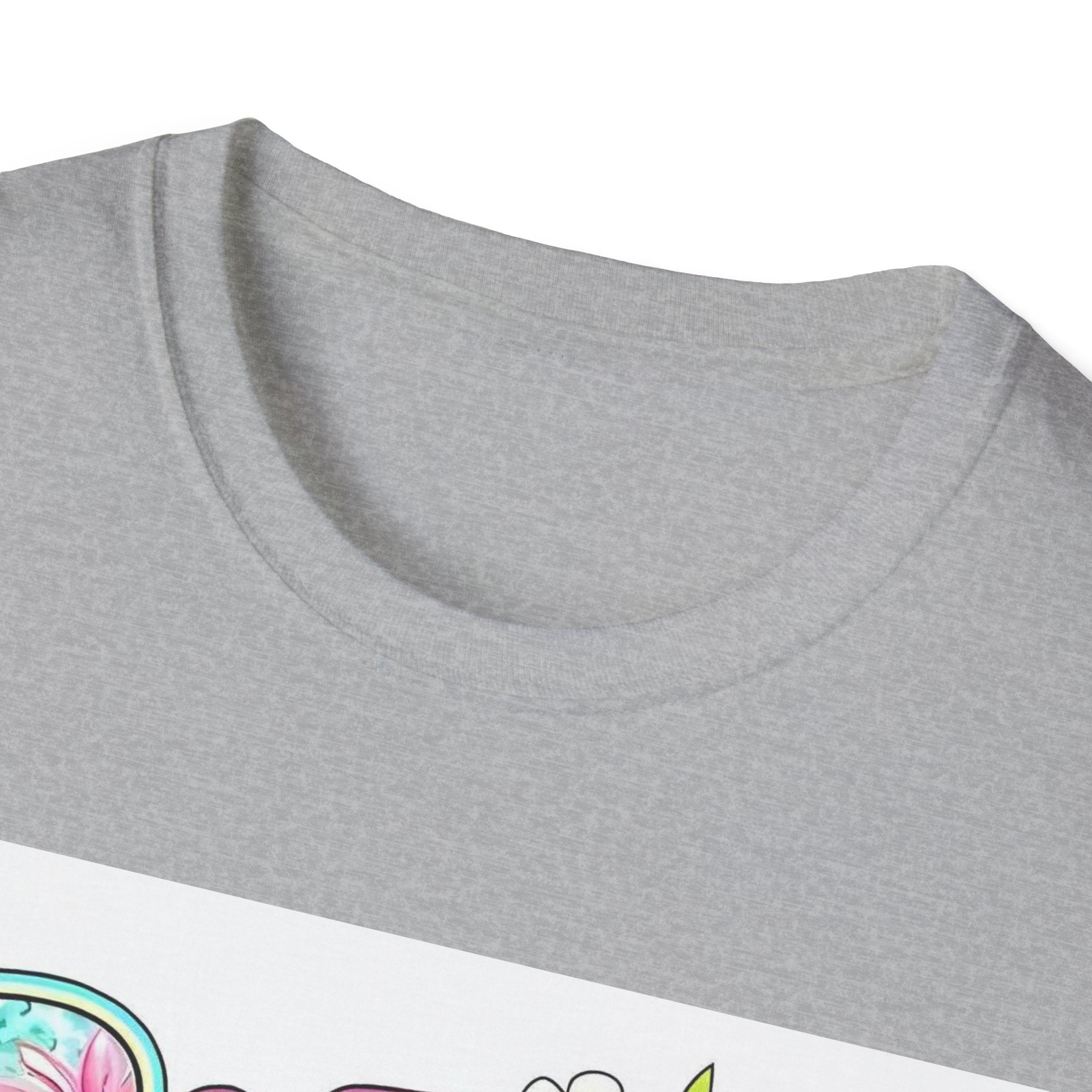 Summer Floral Graphic T-Shirt — Retro Tie-Dye 'SUMMER' Design