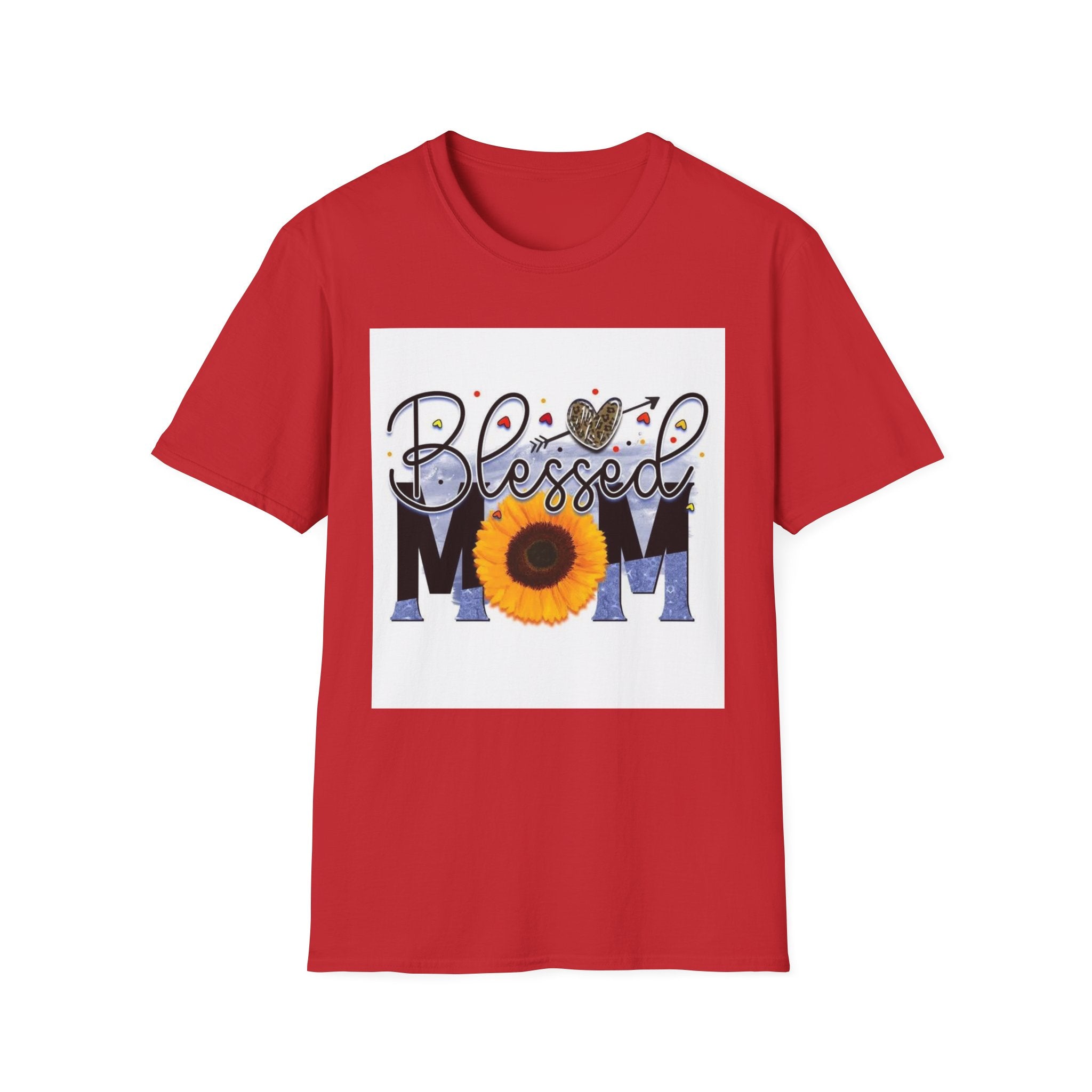 Blessed Mom Sunflower T-Shirt — Floral Mother’s Day Gift