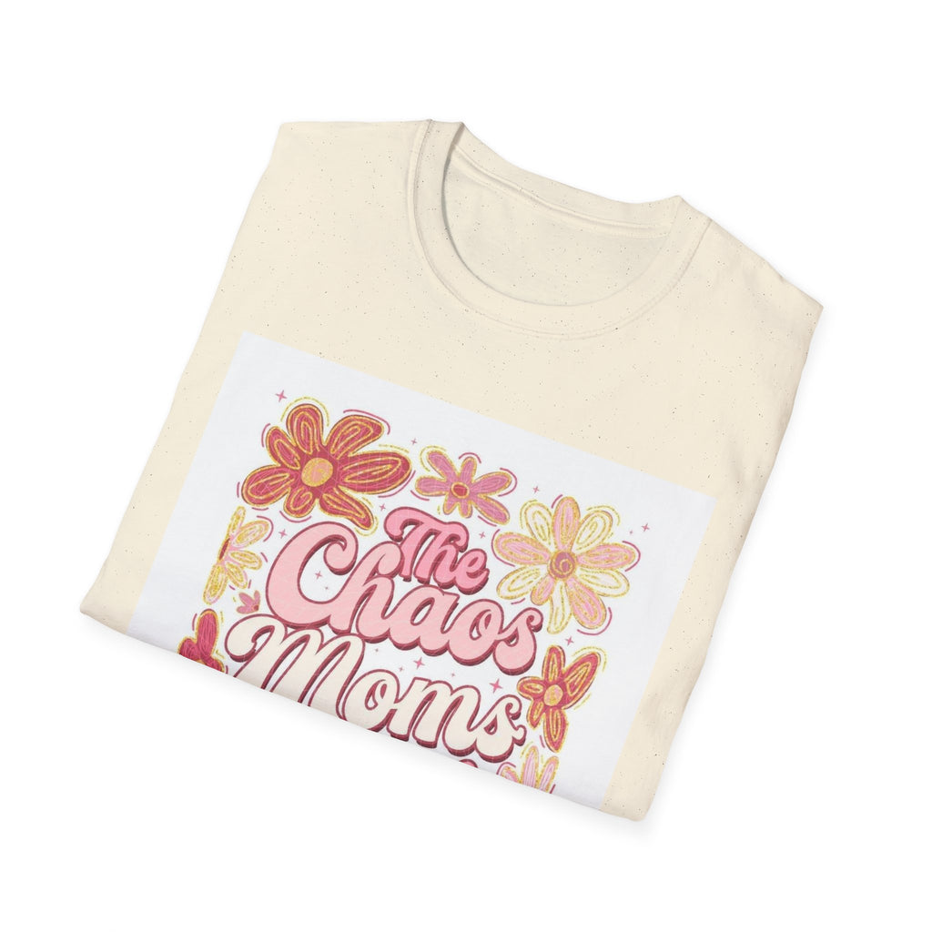 Mama’s Club T‑Shirt — "The Chaos Mom’s Club" Floral Retro Graphic Tee