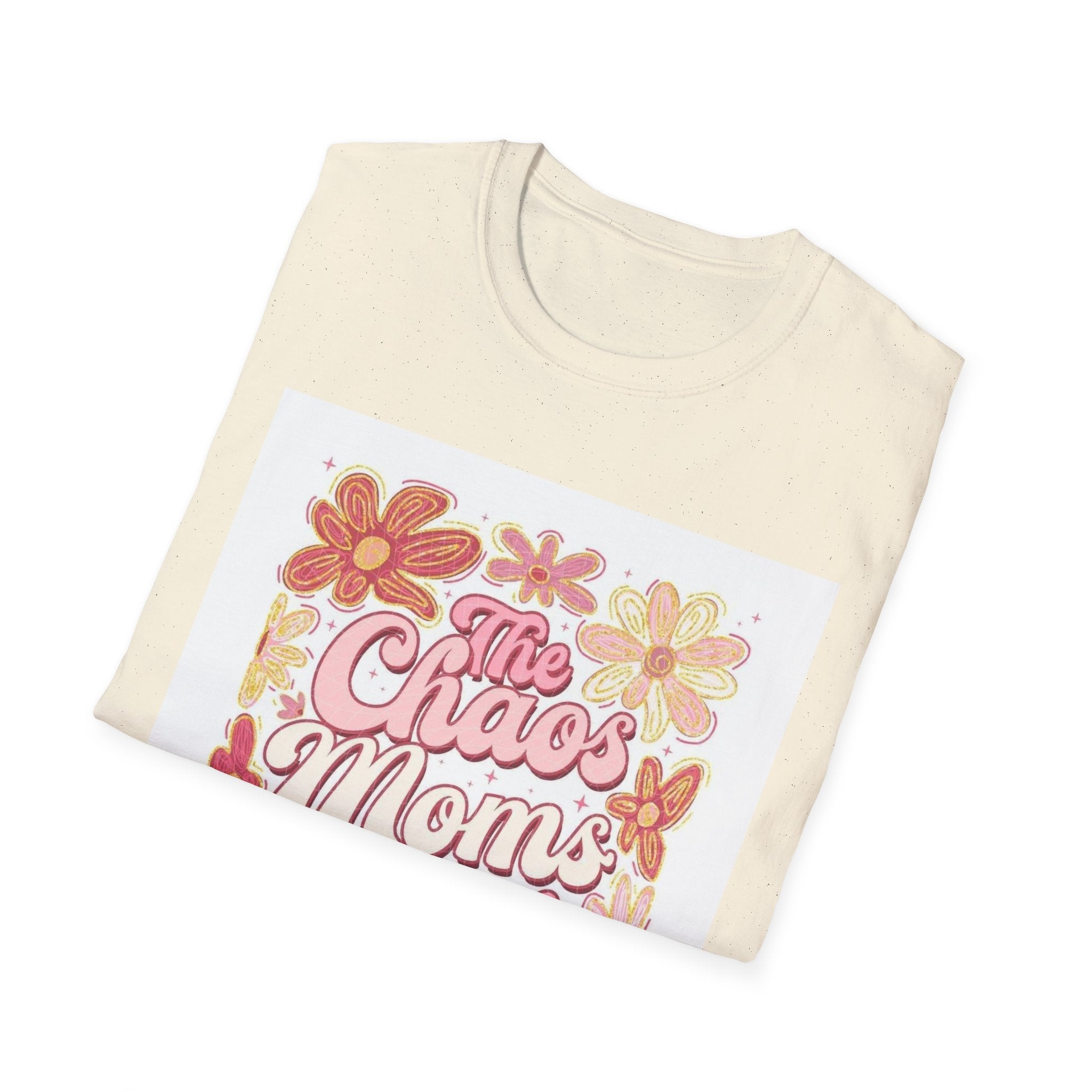 Mama’s Club T‑Shirt — "The Chaos Mom’s Club" Floral Retro Graphic Tee
