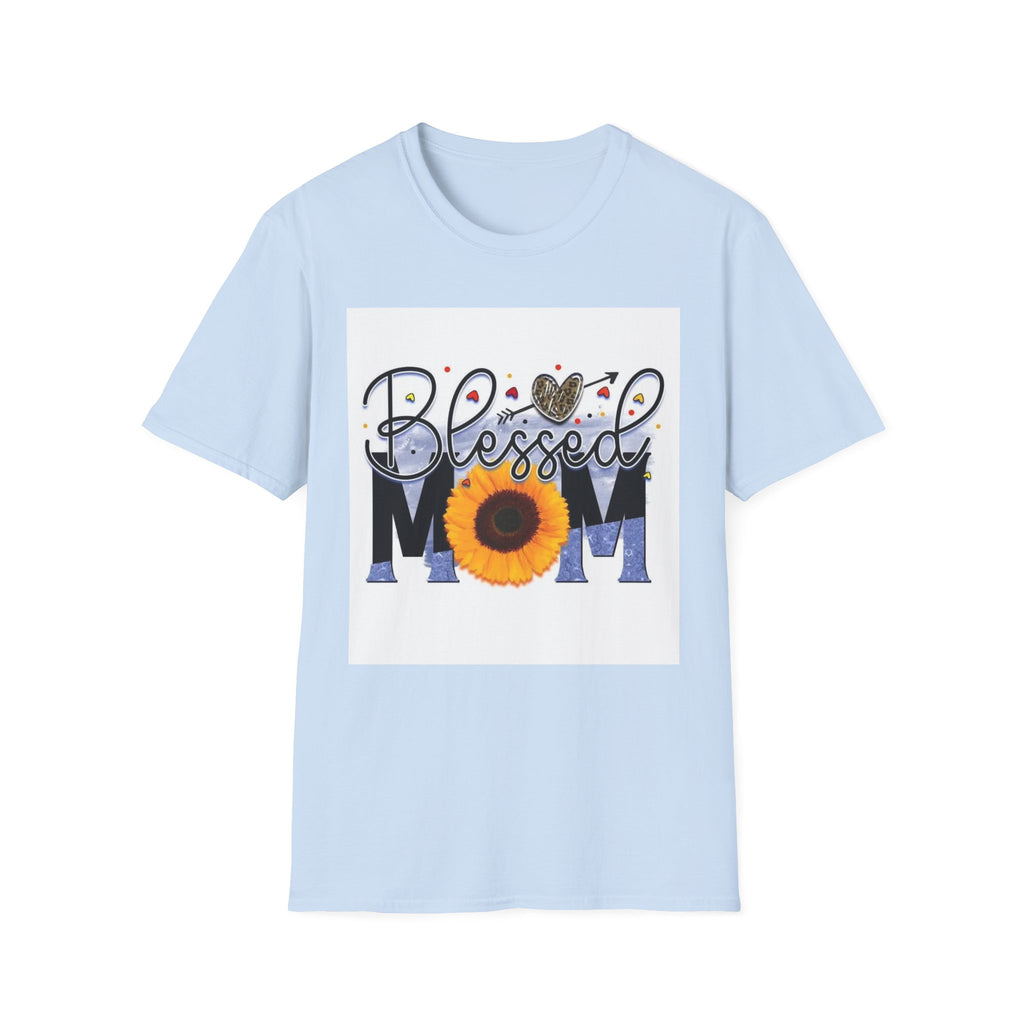Blessed Mom Sunflower T-Shirt — Floral Mother’s Day Gift