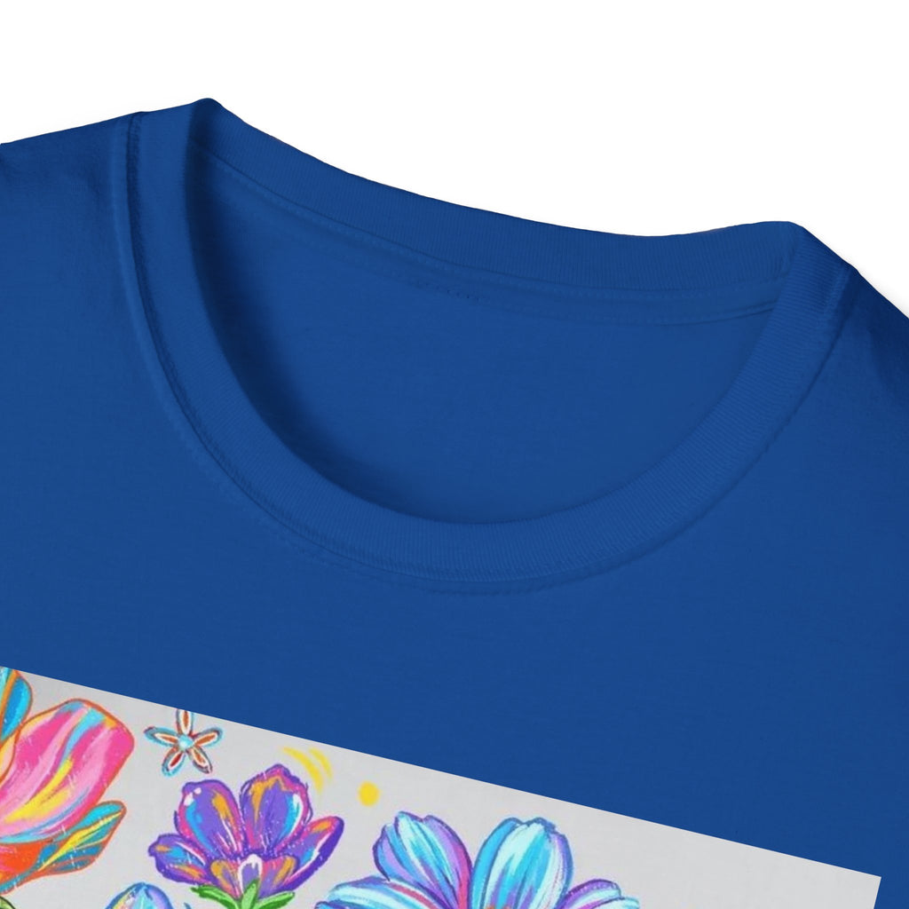 Kindness Is Free Floral T-Shirt — Positive Quote Tee