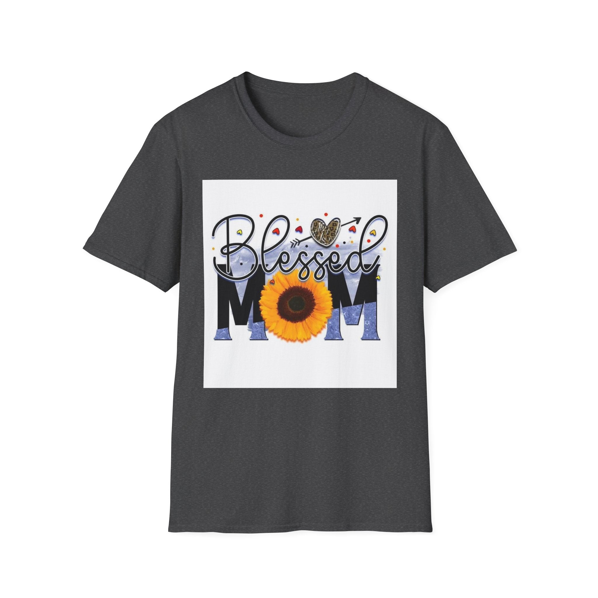 Blessed Mom Sunflower T-Shirt — Floral Mother’s Day Gift