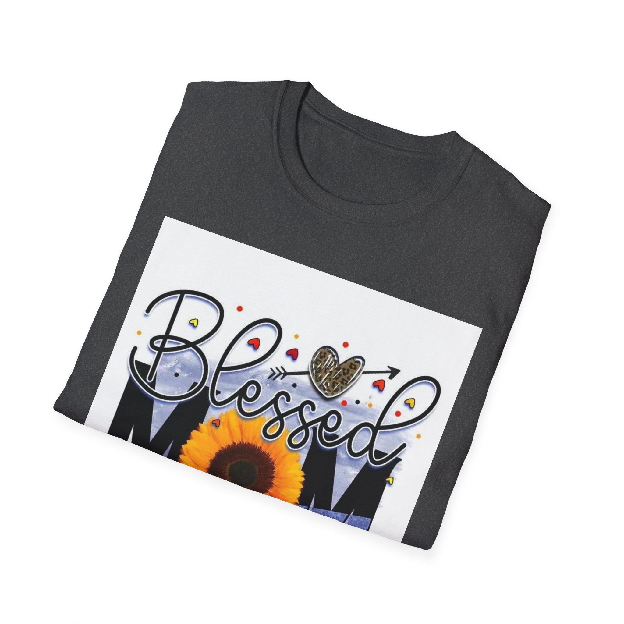 Blessed Mom Sunflower T-Shirt — Floral Mother’s Day Gift