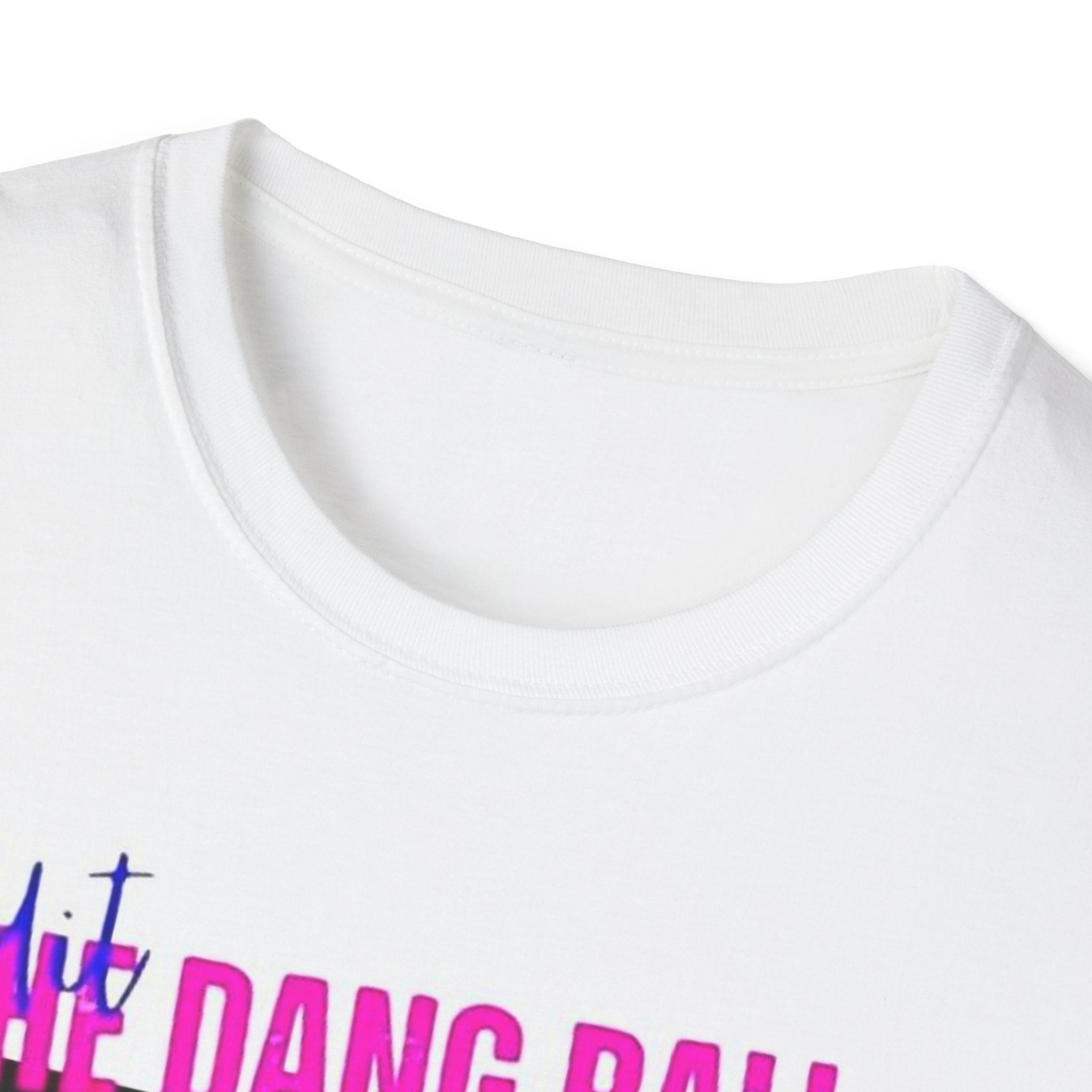 Baseball Retro Graphic T-Shirt — “We Dang Ball” Vintage Player Design