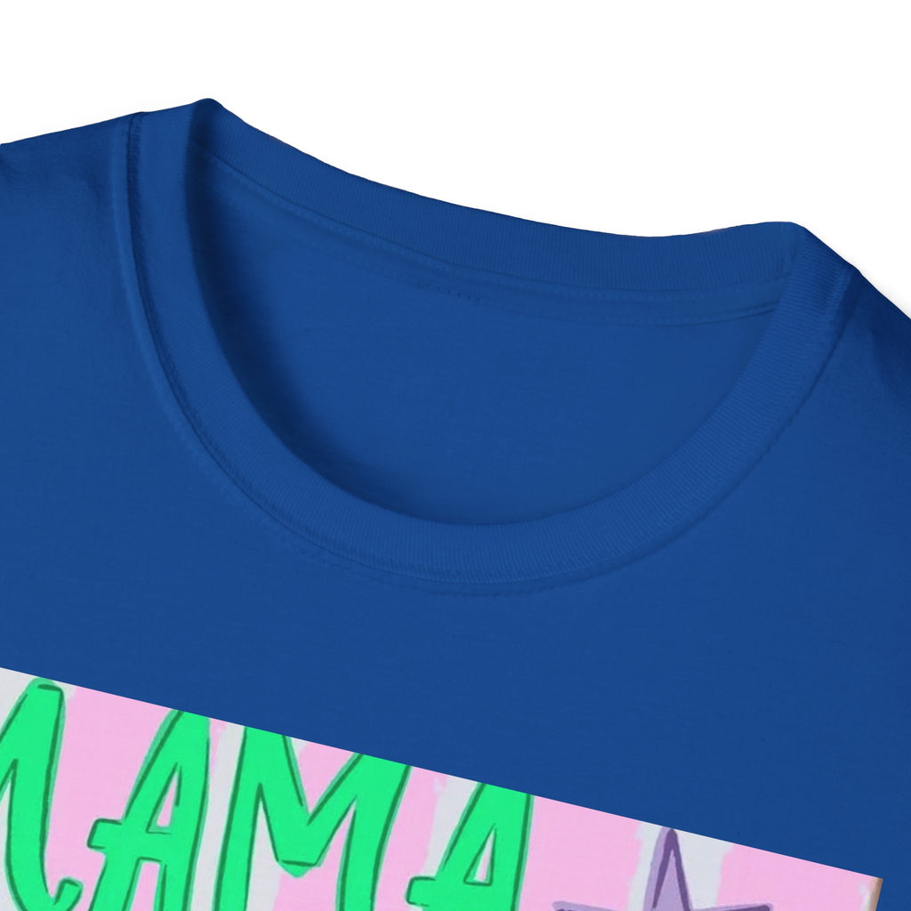 Mamasaurus T-Shirt — Cute Triceratops 'MAMA SAURUS' Graphic Tee for Moms