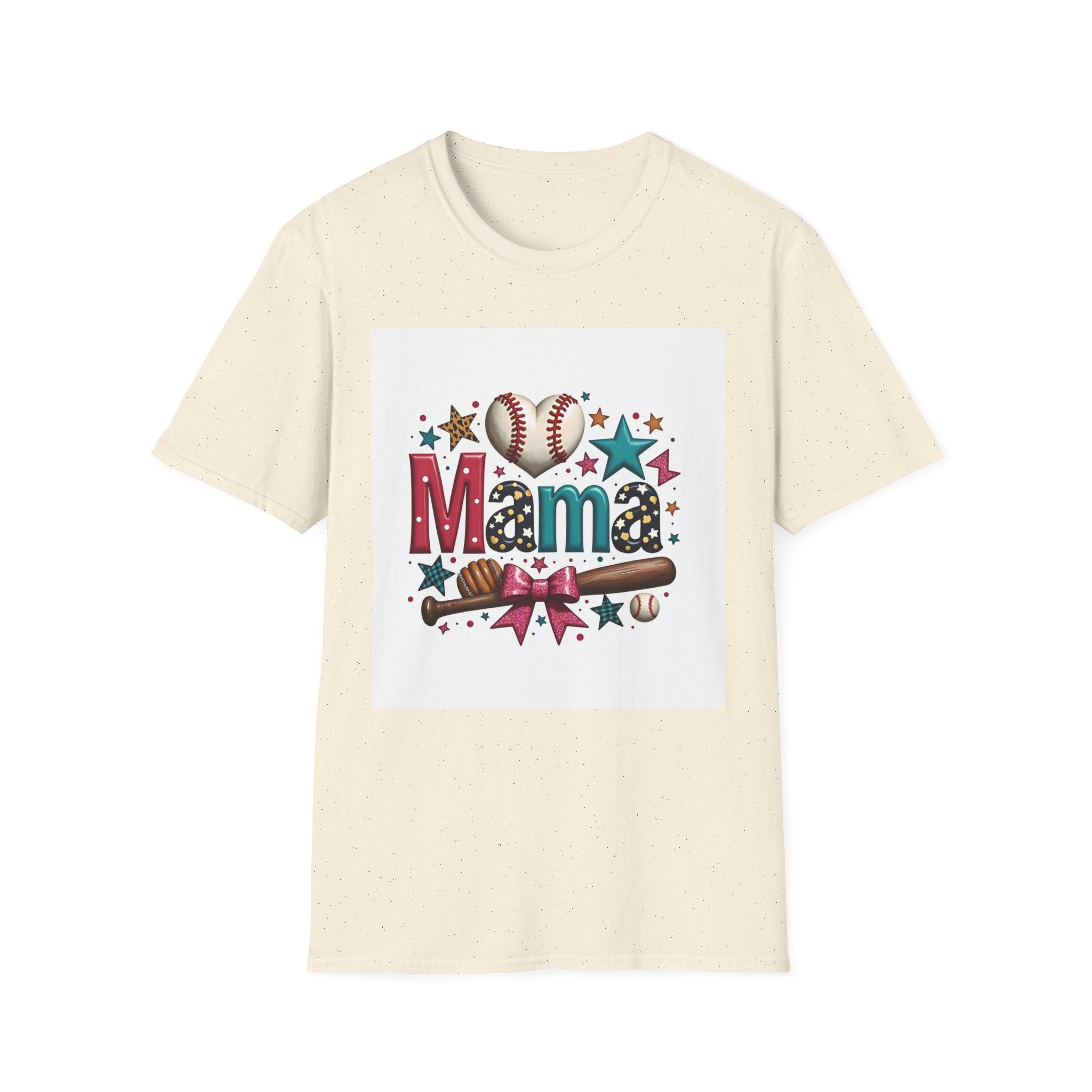 Mama Baseball T-Shirt — Cute Softball/MLB Mom Tee