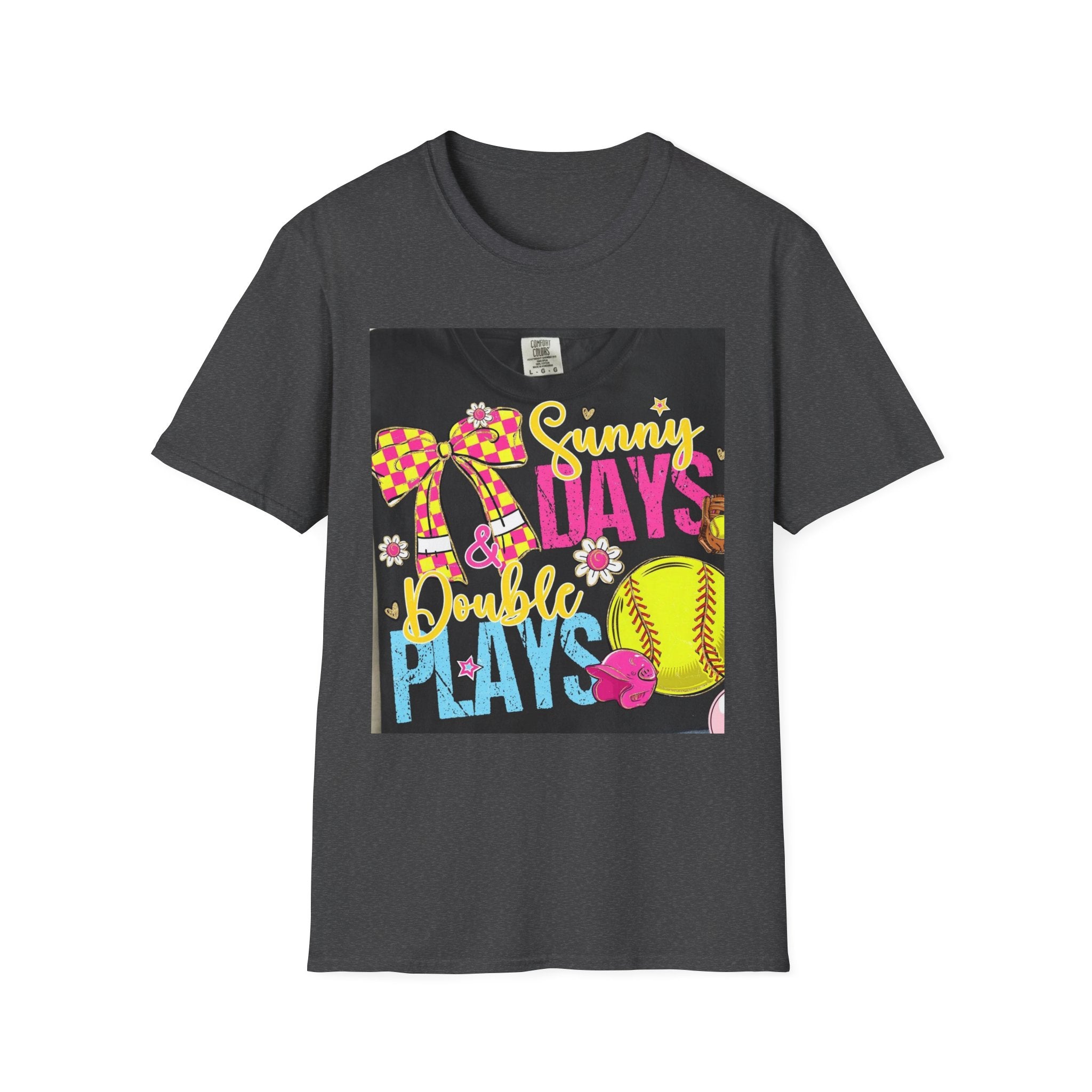 Sunny Days & Double Plays Softball T-Shirt