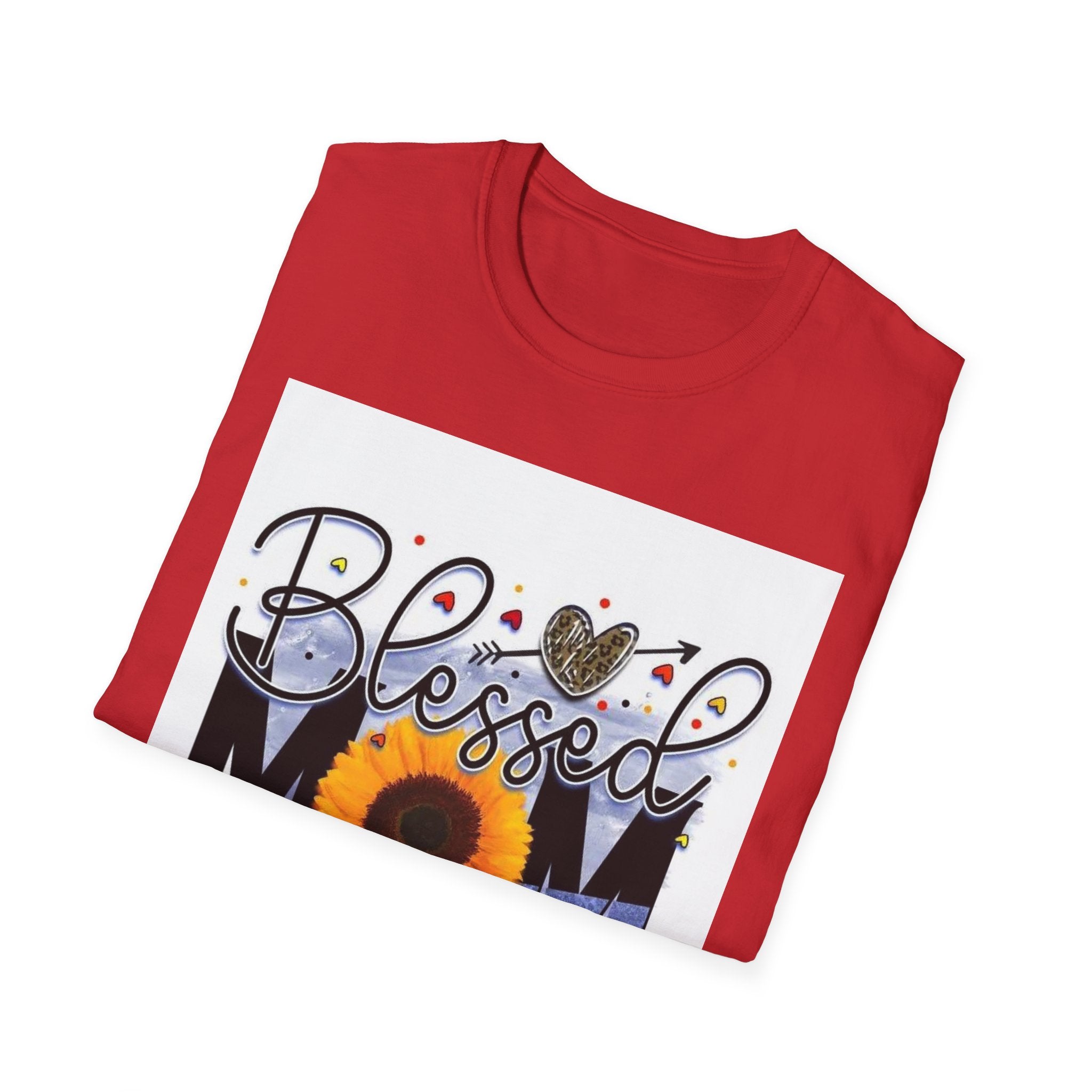 Blessed Mom Sunflower T-Shirt — Floral Mother’s Day Gift