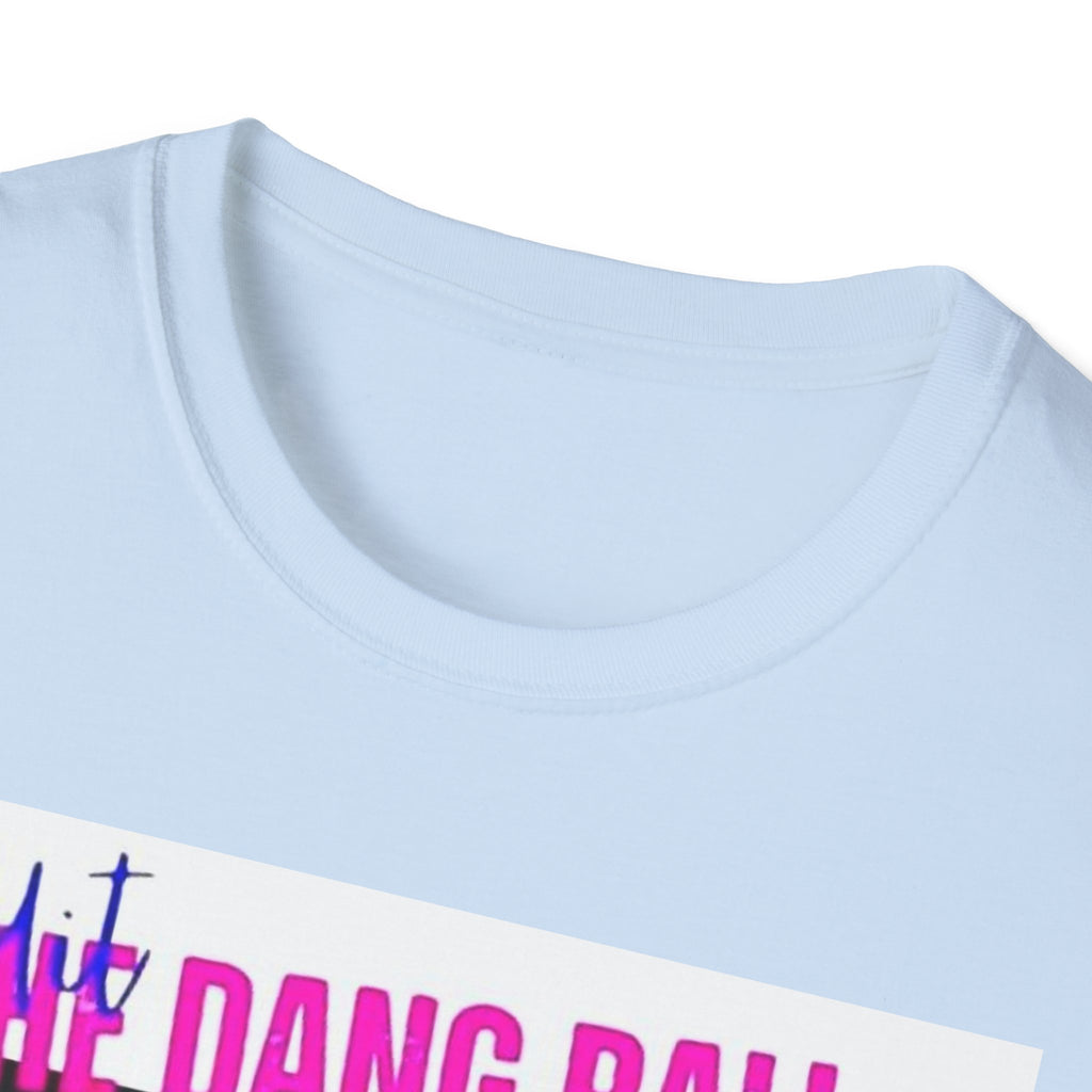 Baseball Retro Graphic T-Shirt — “We Dang Ball” Vintage Player Design