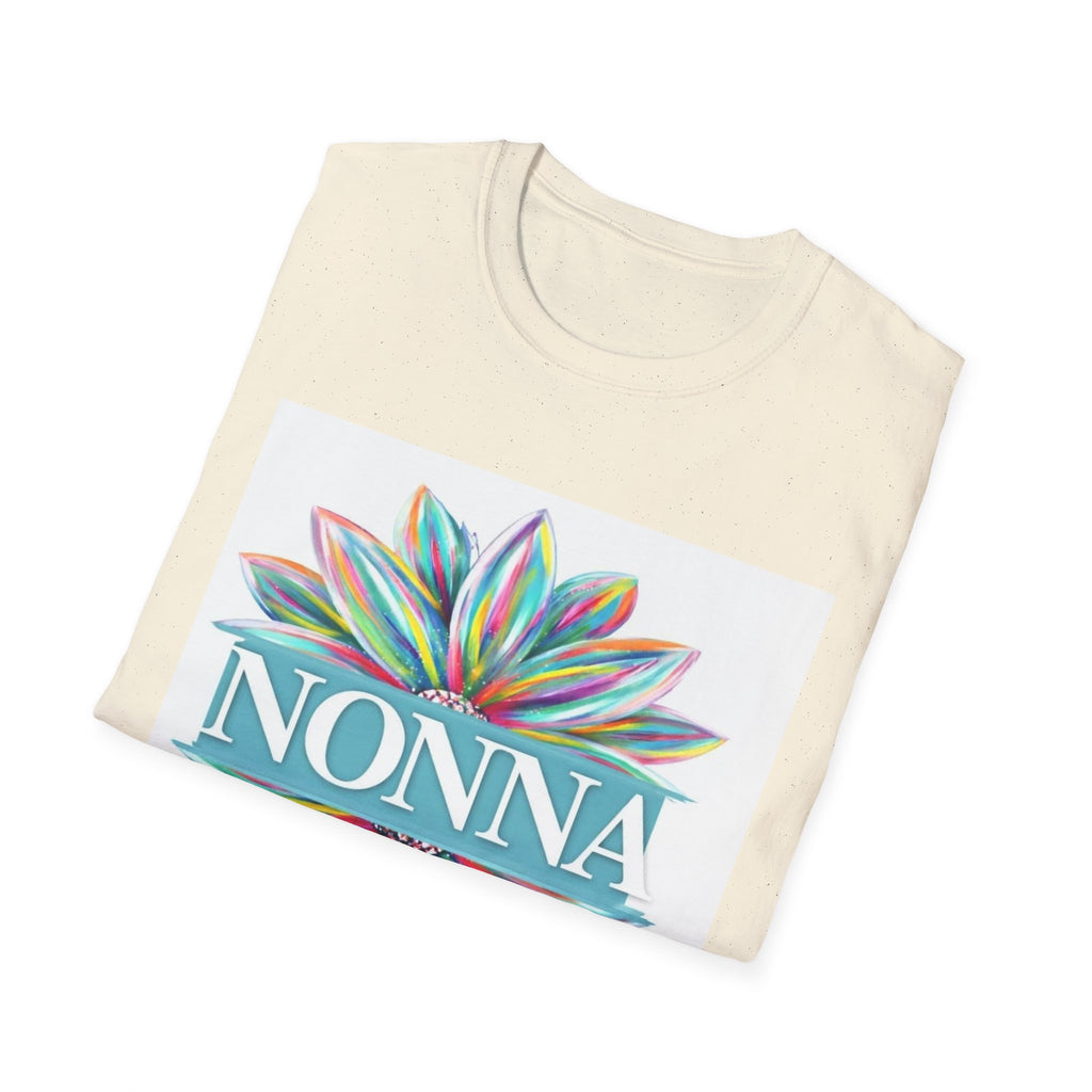 Nonna Floral T‑Shirt – Colorful Petal Grandma Tee