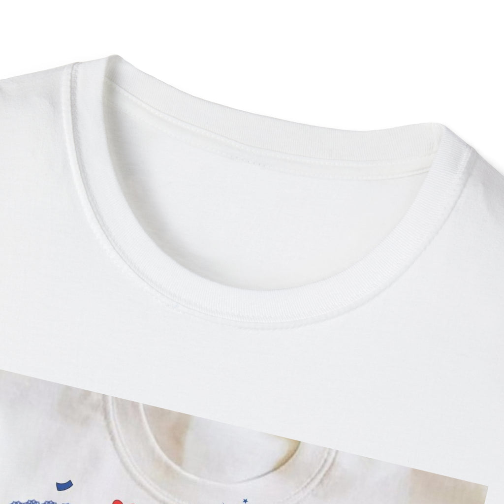 Patriotic Fourth of July Graphic T-Shirt — Red, White & Blue USA Party Design