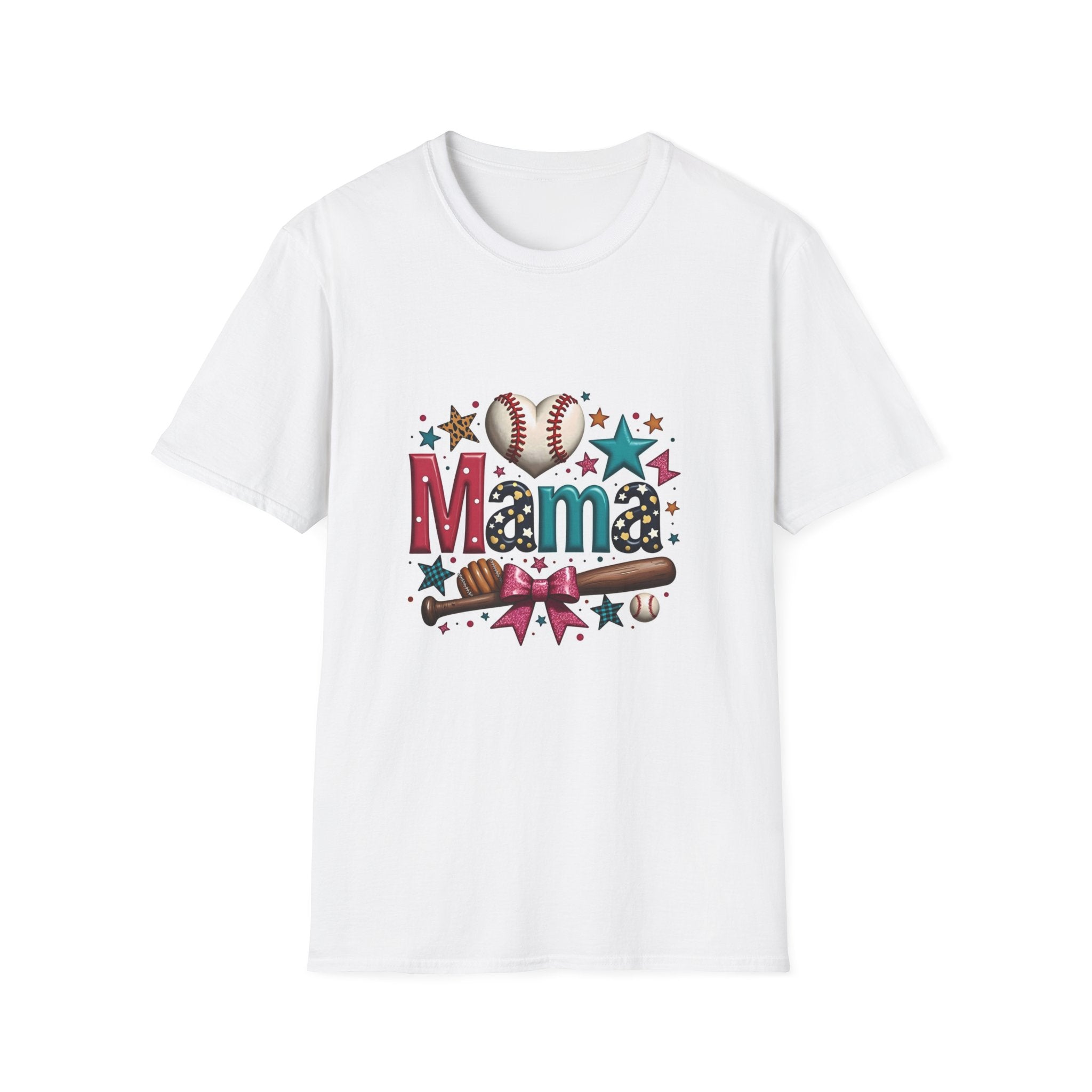 Mama Baseball T-Shirt — Cute Softball/MLB Mom Tee