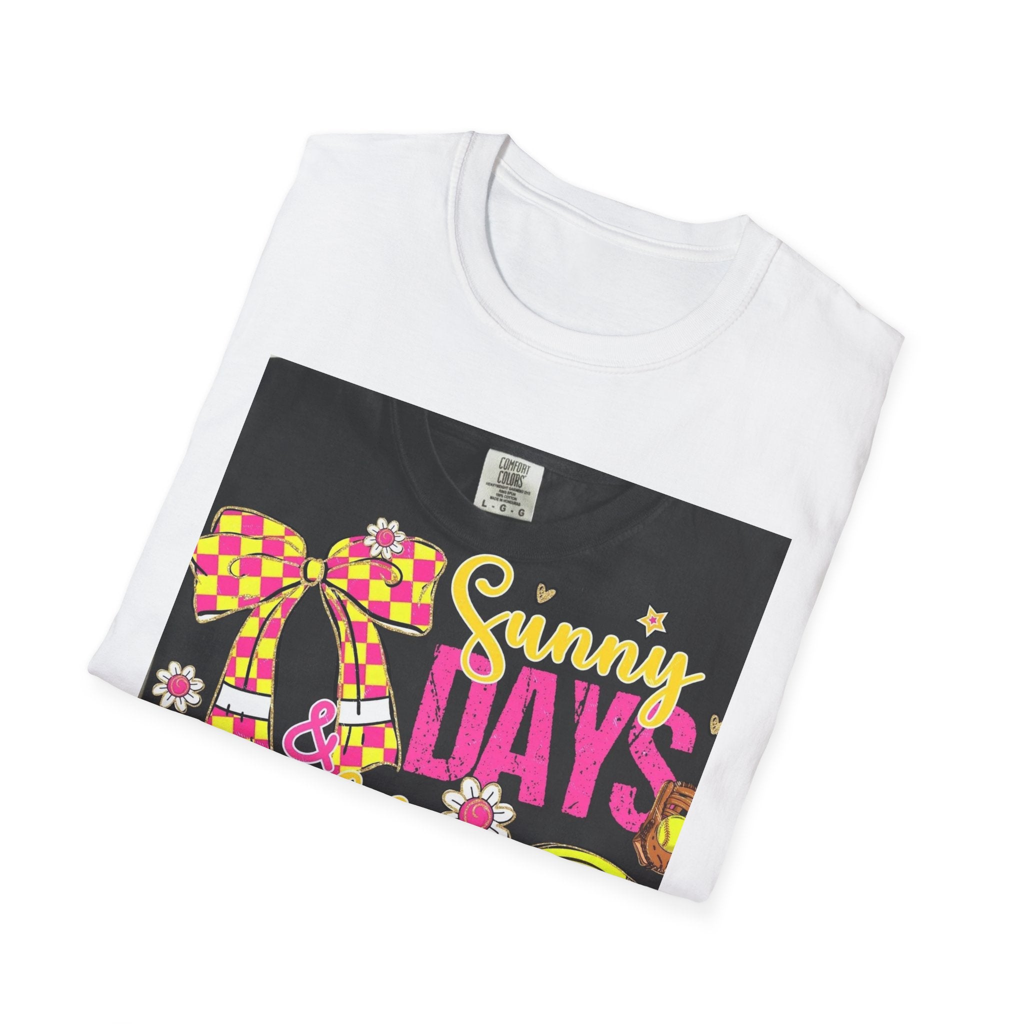 Sunny Days & Double Plays Softball T-Shirt
