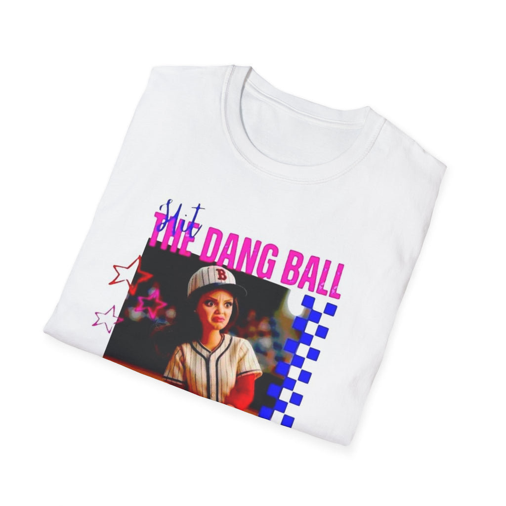 Baseball Retro Graphic T-Shirt — “We Dang Ball” Vintage Player Design
