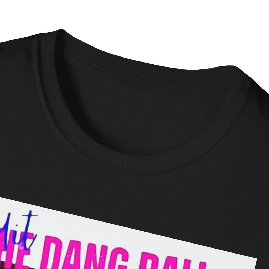 Baseball Retro Graphic T-Shirt — “We Dang Ball” Vintage Player Design
