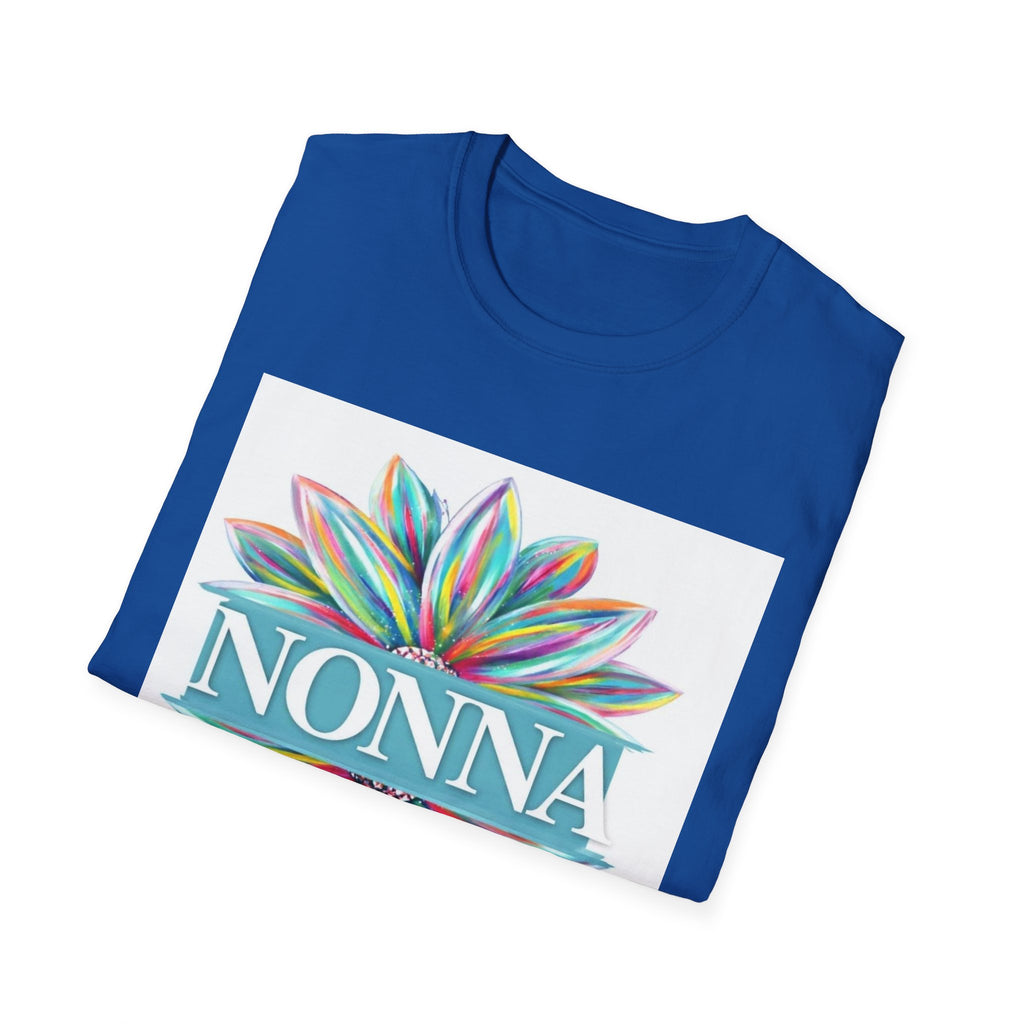 Nonna Floral T‑Shirt – Colorful Petal Grandma Tee