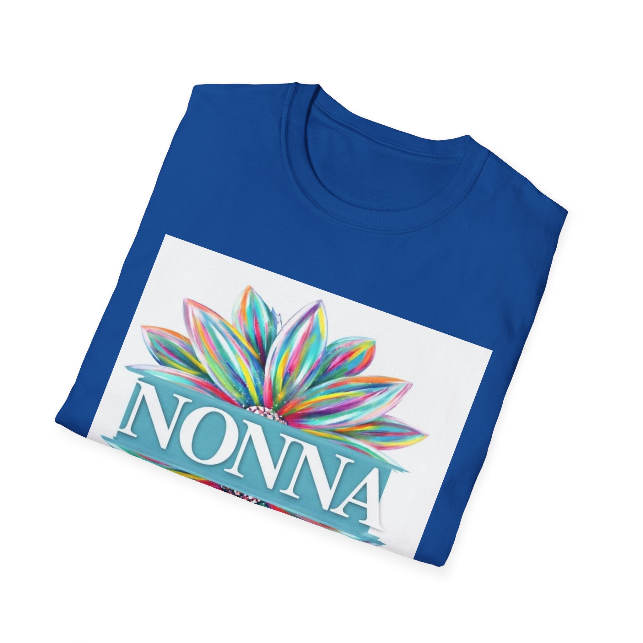 Nonna Floral T‑Shirt – Colorful Petal Grandma Tee