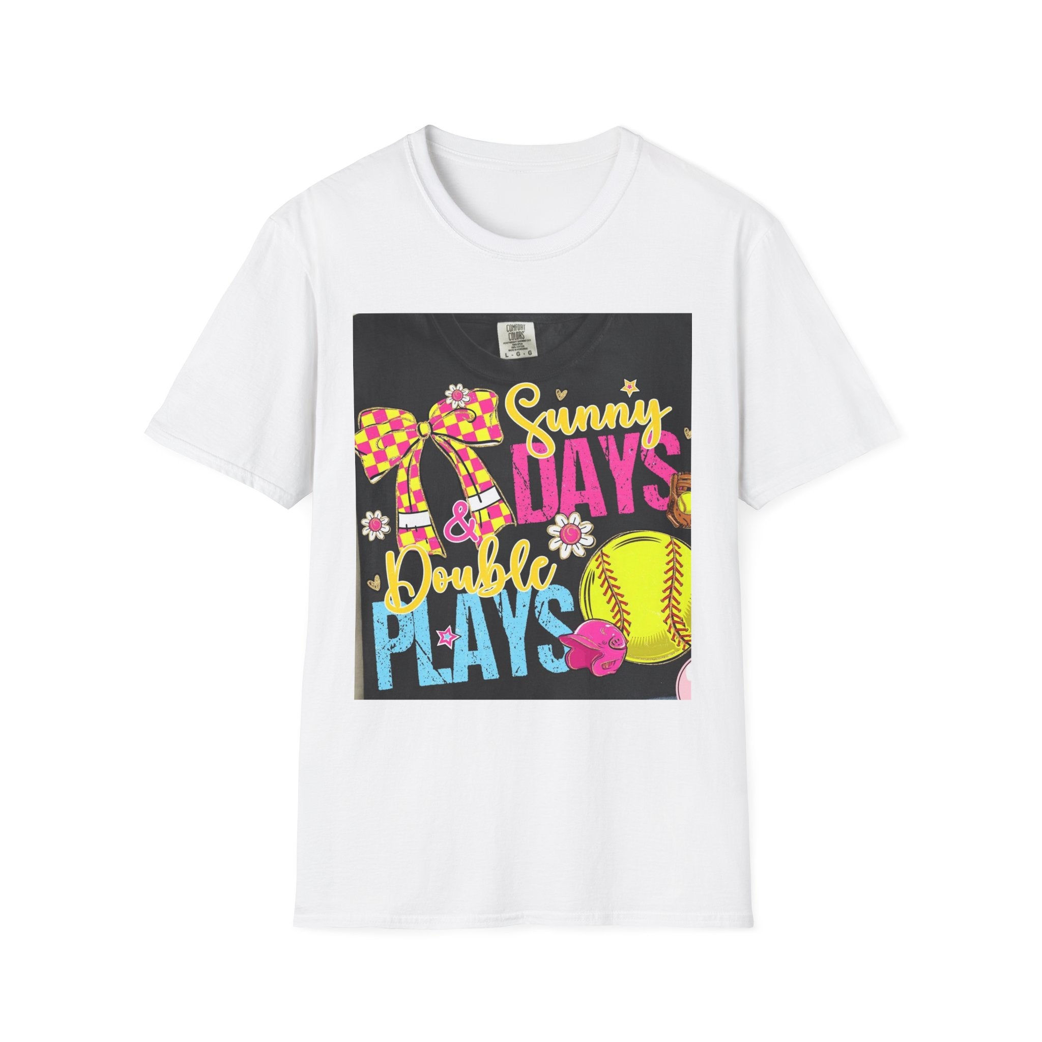 Sunny Days & Double Plays Softball T-Shirt