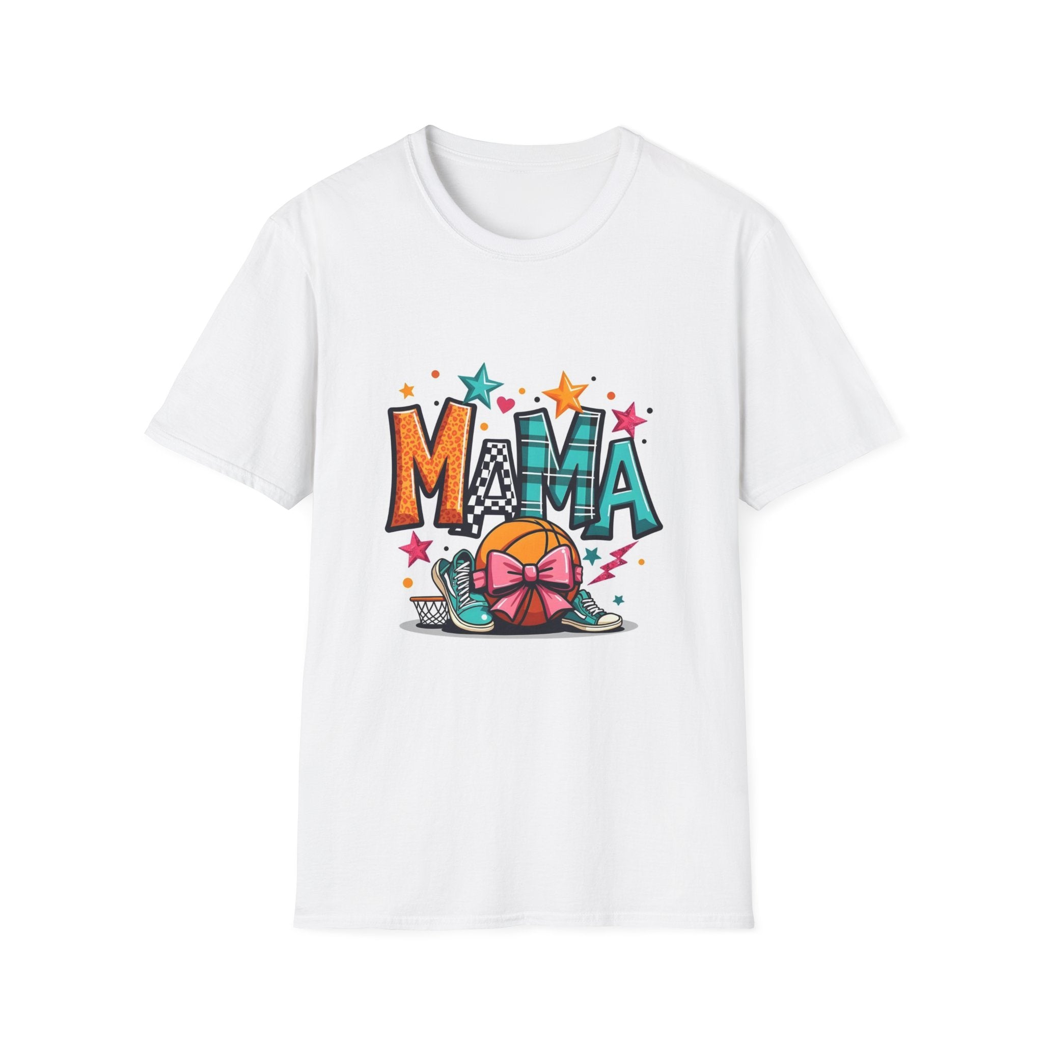 Mama Beach Vibes T-Shirt – Colorful Tropical Mom Graphic Tee