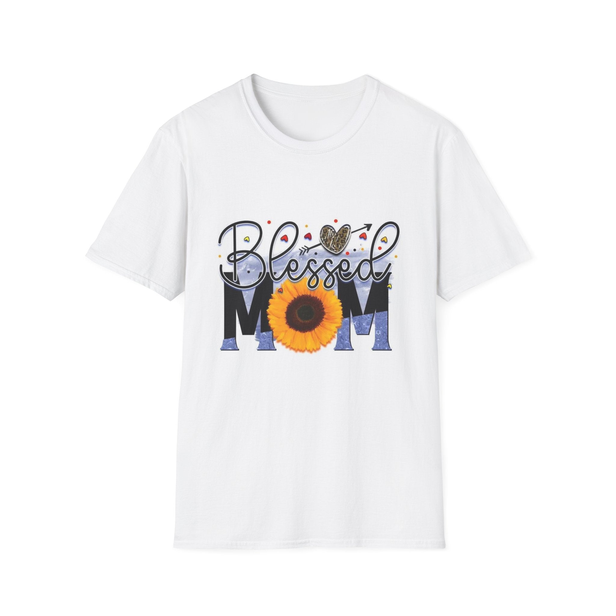 Blessed Mom Sunflower T-Shirt — Floral Mother’s Day Gift