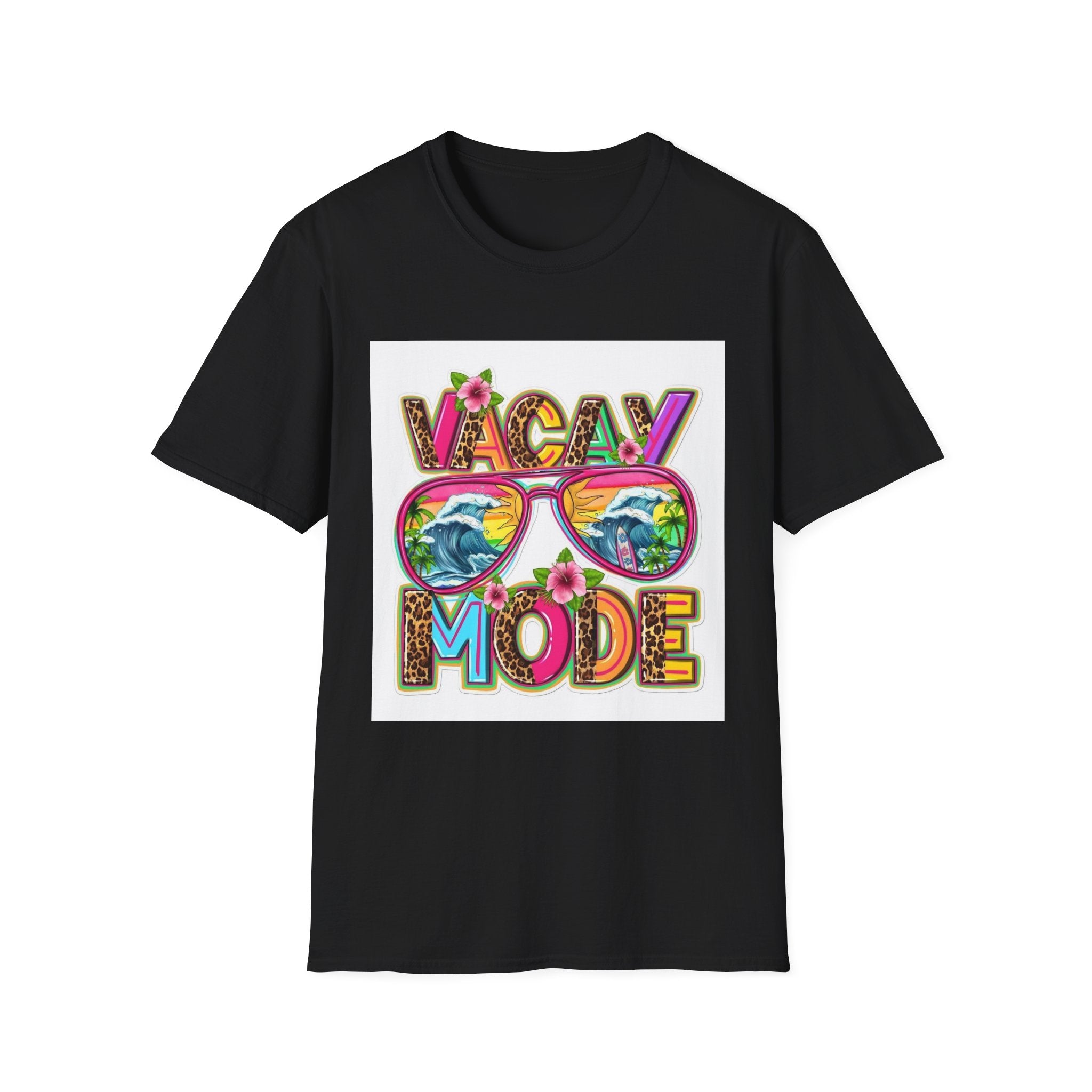 Vacay Mode T-Shirt — Tropical Sunglasses Beach Graphic Tee