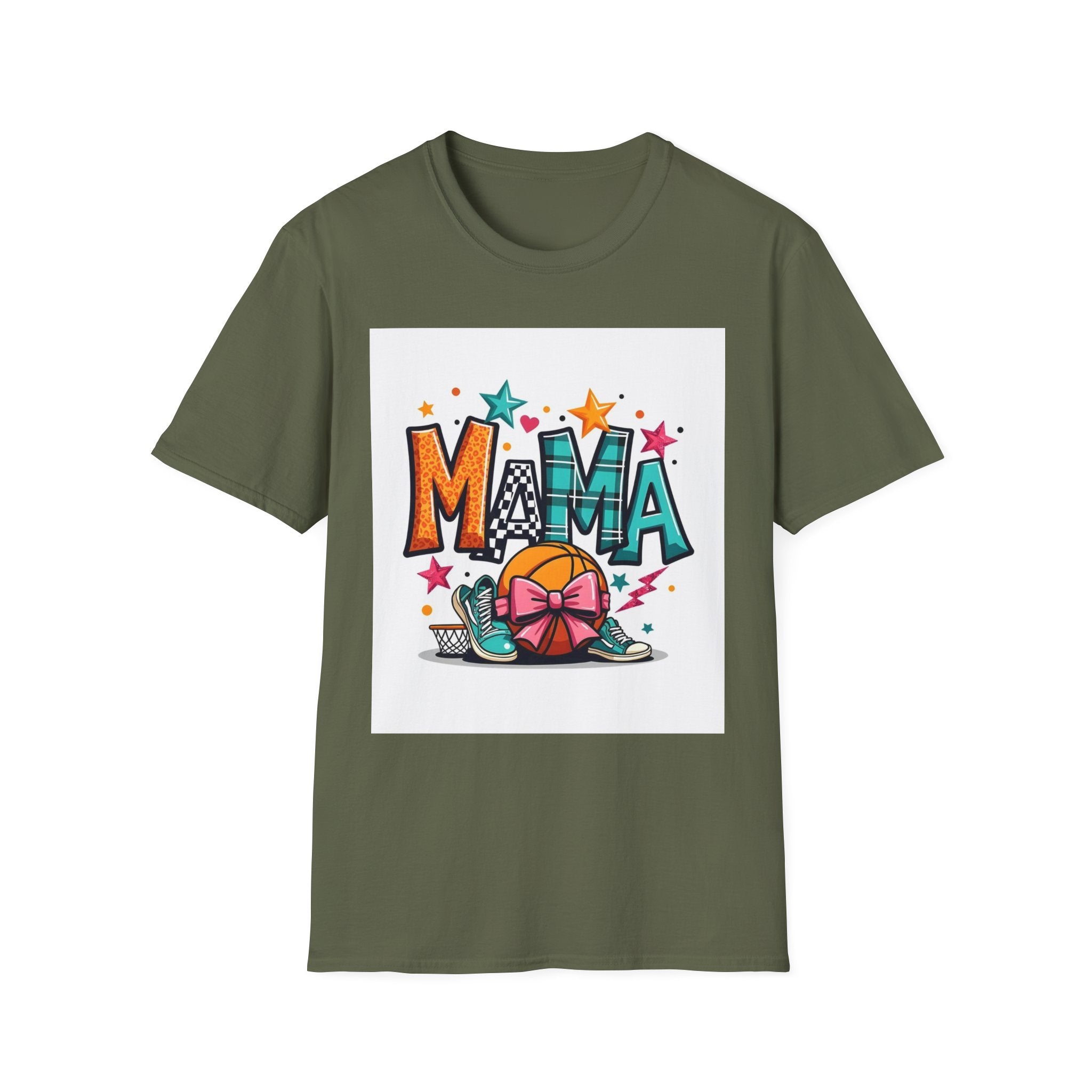 Mama Beach Vibes T-Shirt – Colorful Tropical Mom Graphic Tee