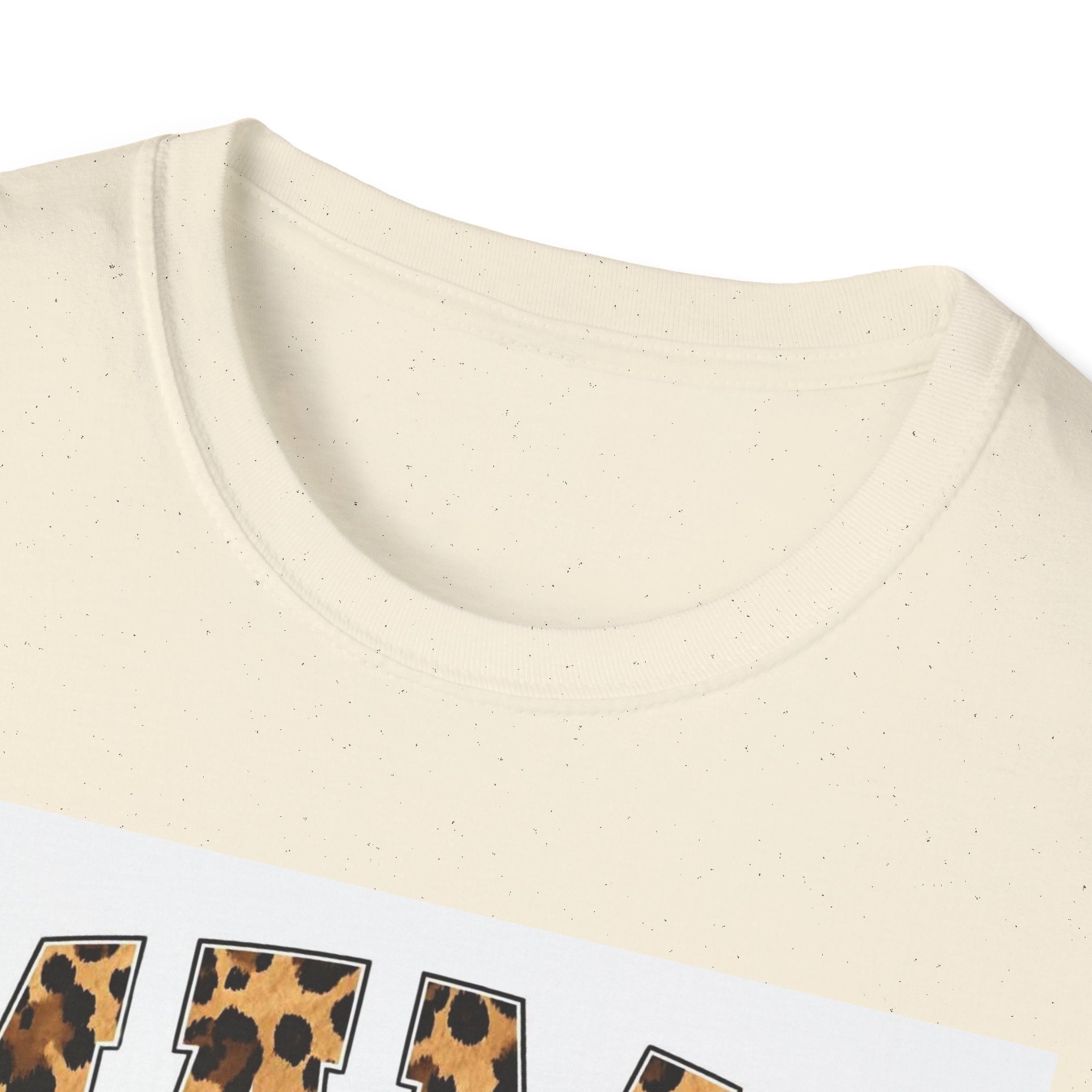 Mama Leopard Bow T-Shirt — Cute Leopard Print Mom Tee